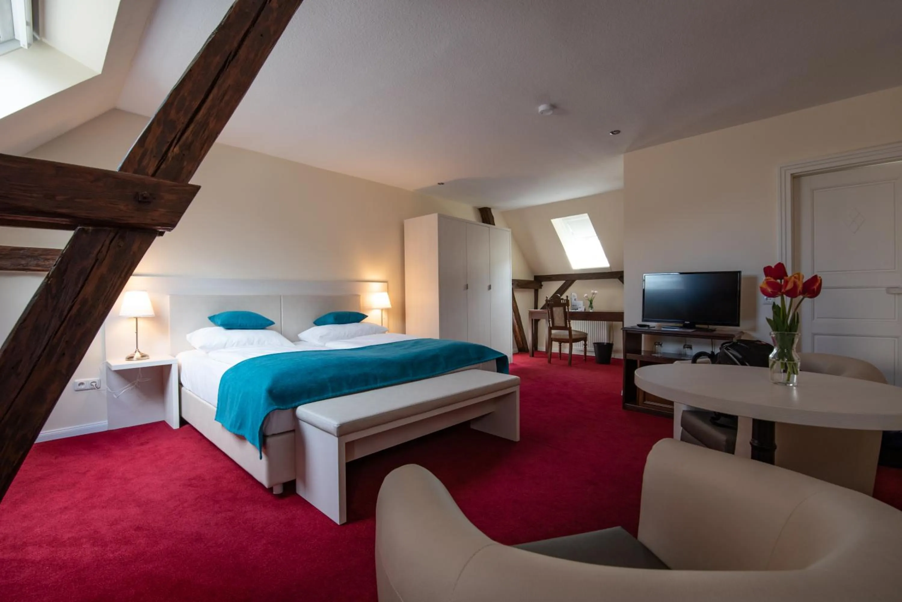 Photo of the whole room, Bed in Heide Hotel Reinstorf