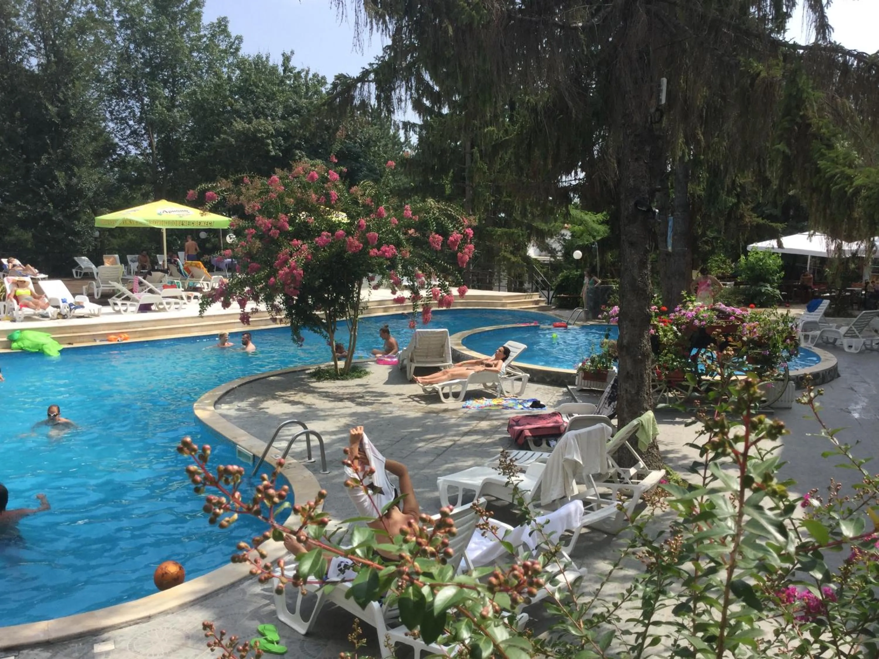 Patio in Park Hotel Briz - All Inclusive & Free Parking