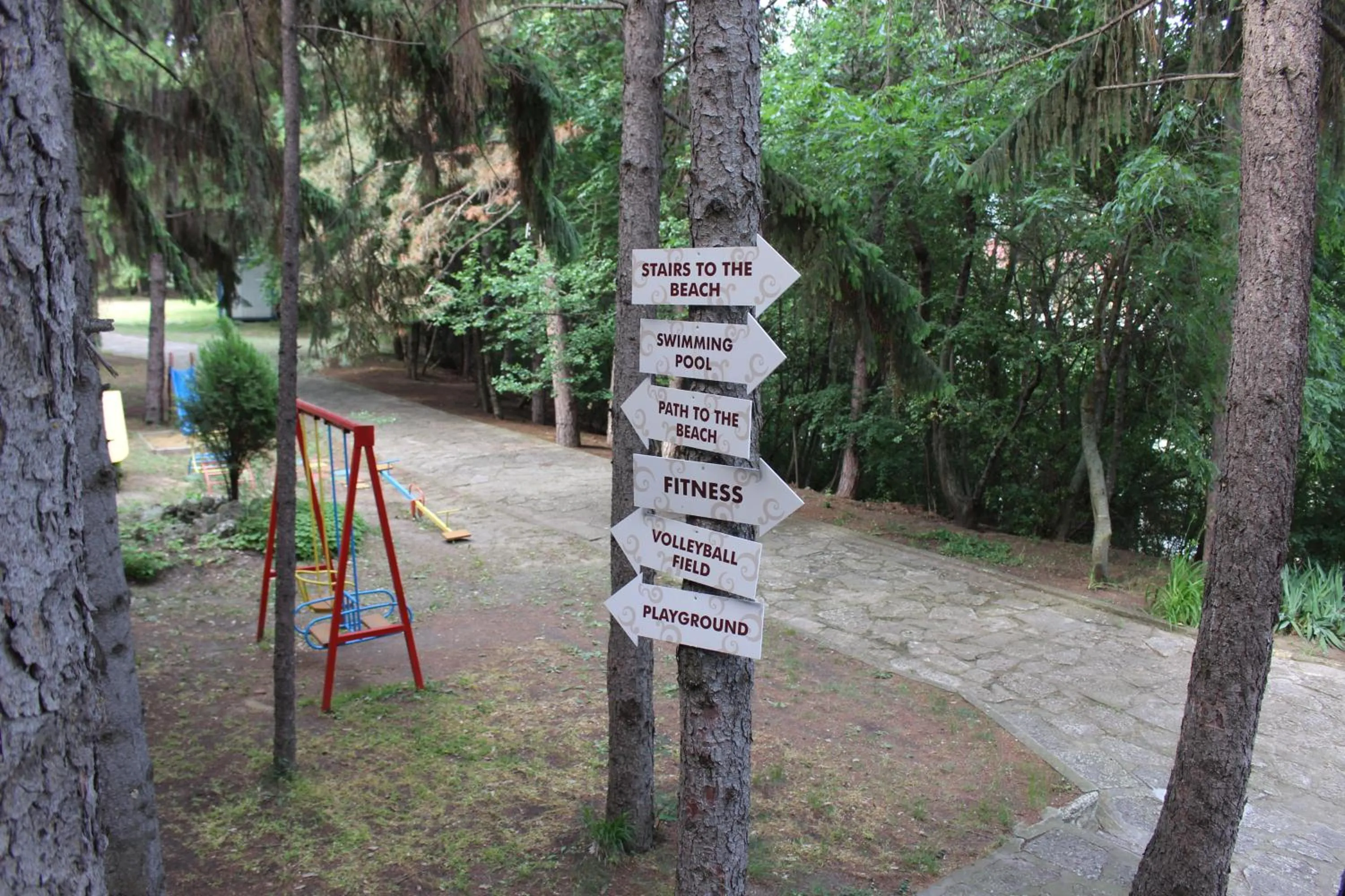 Patio in Park Hotel Briz - All Inclusive & Free Parking