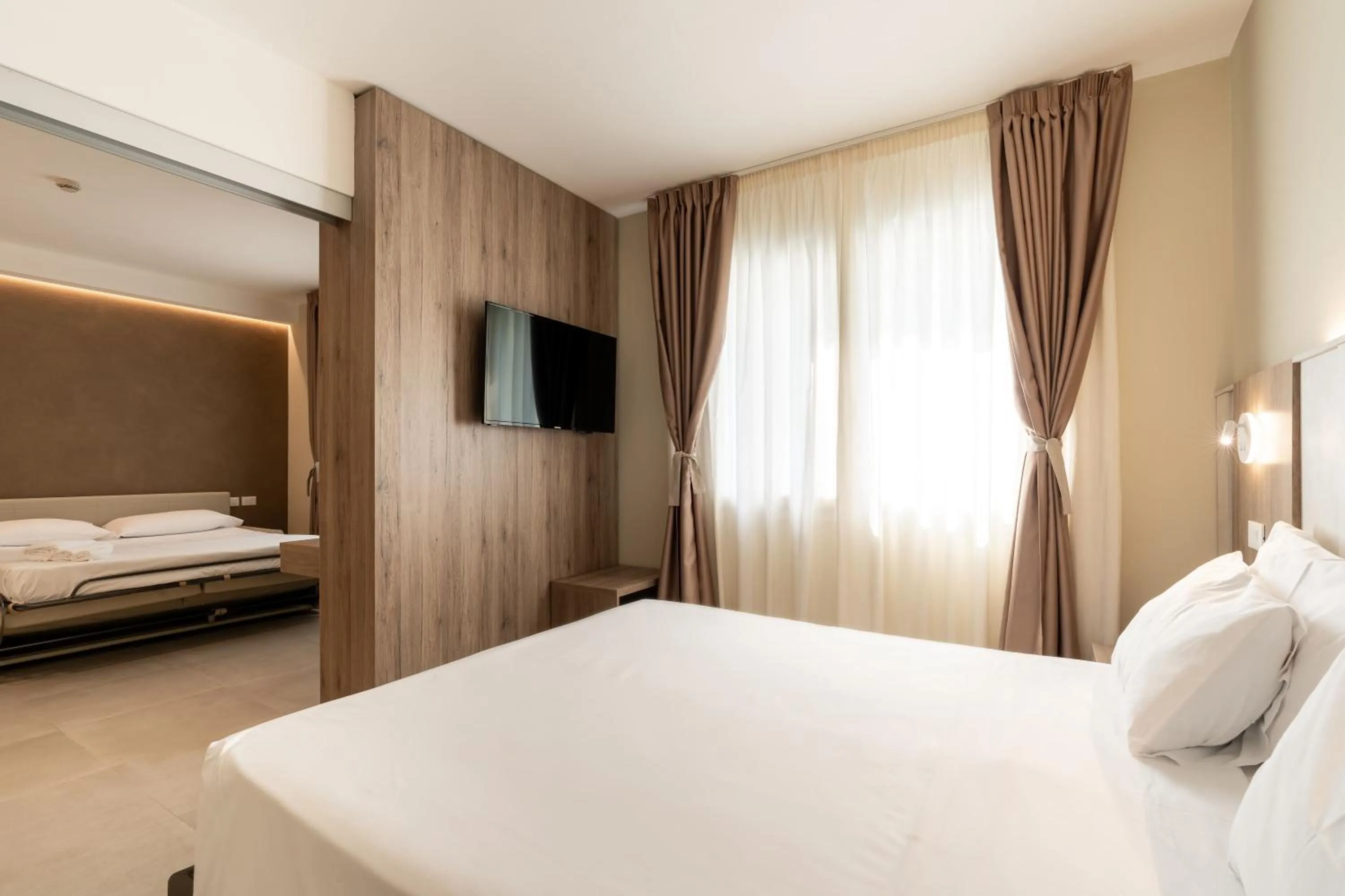 Bed in Hotel Estense