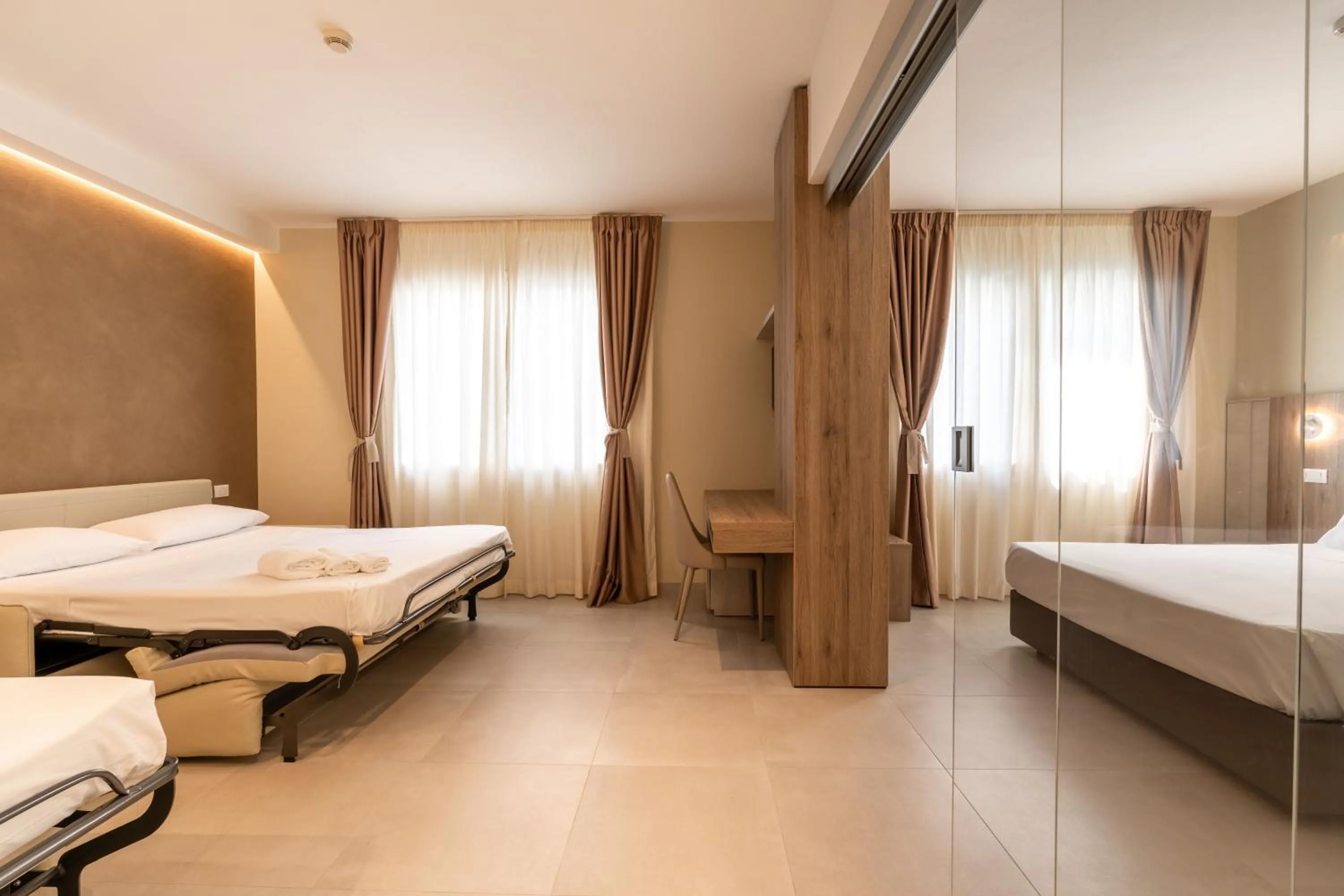 Bed in Hotel Estense