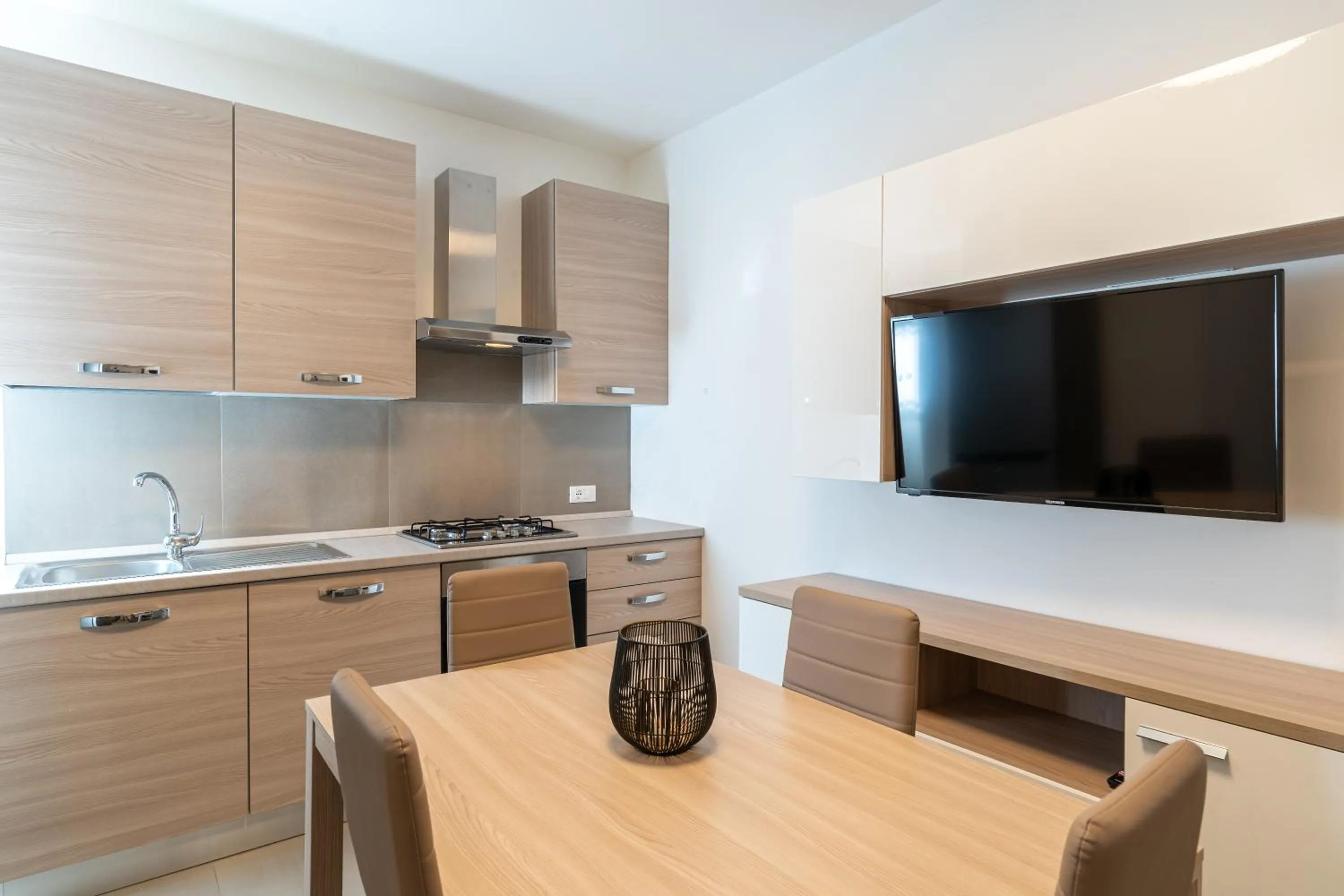 Kitchen or kitchenette in Hotel Estense