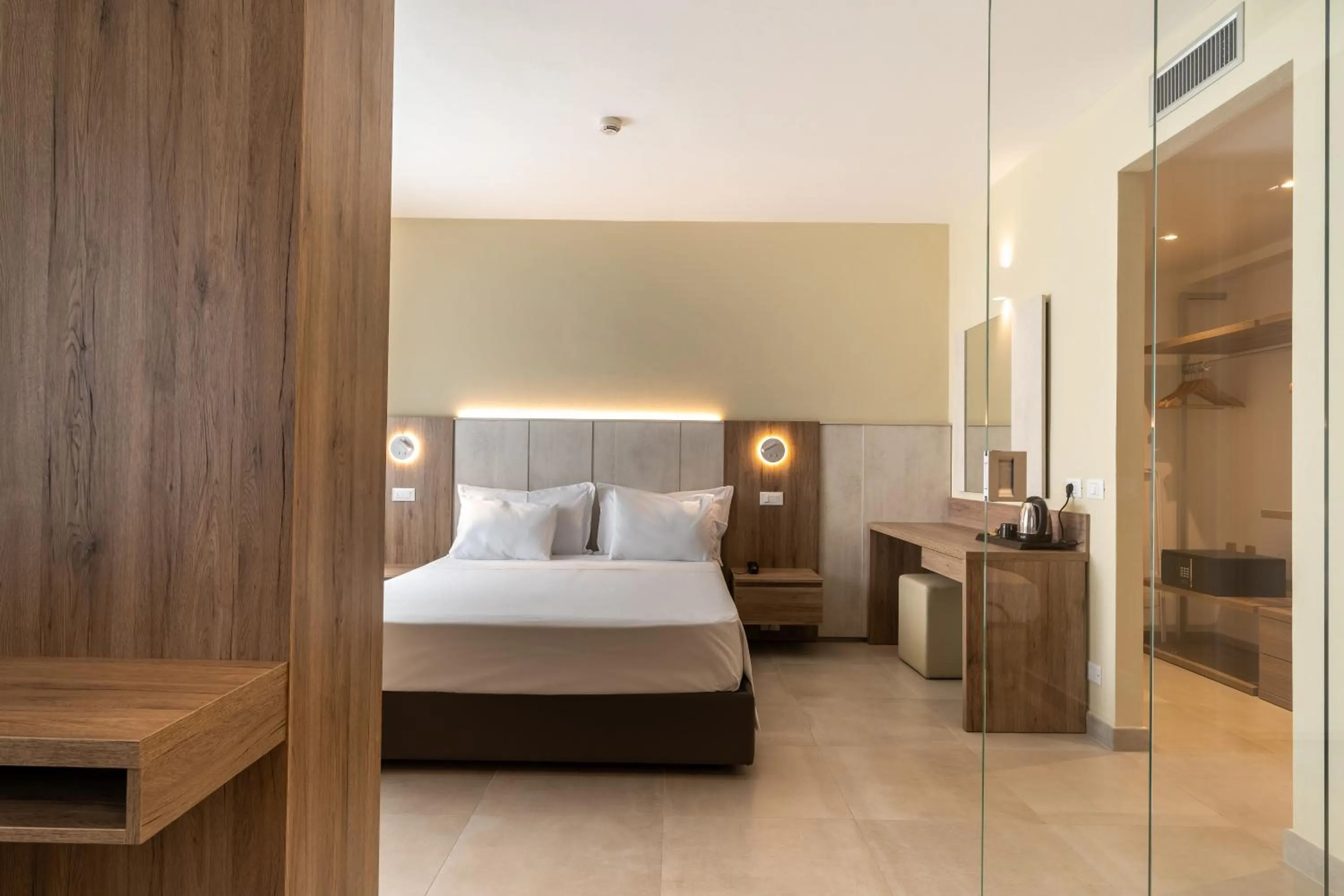 Bed in Hotel Estense