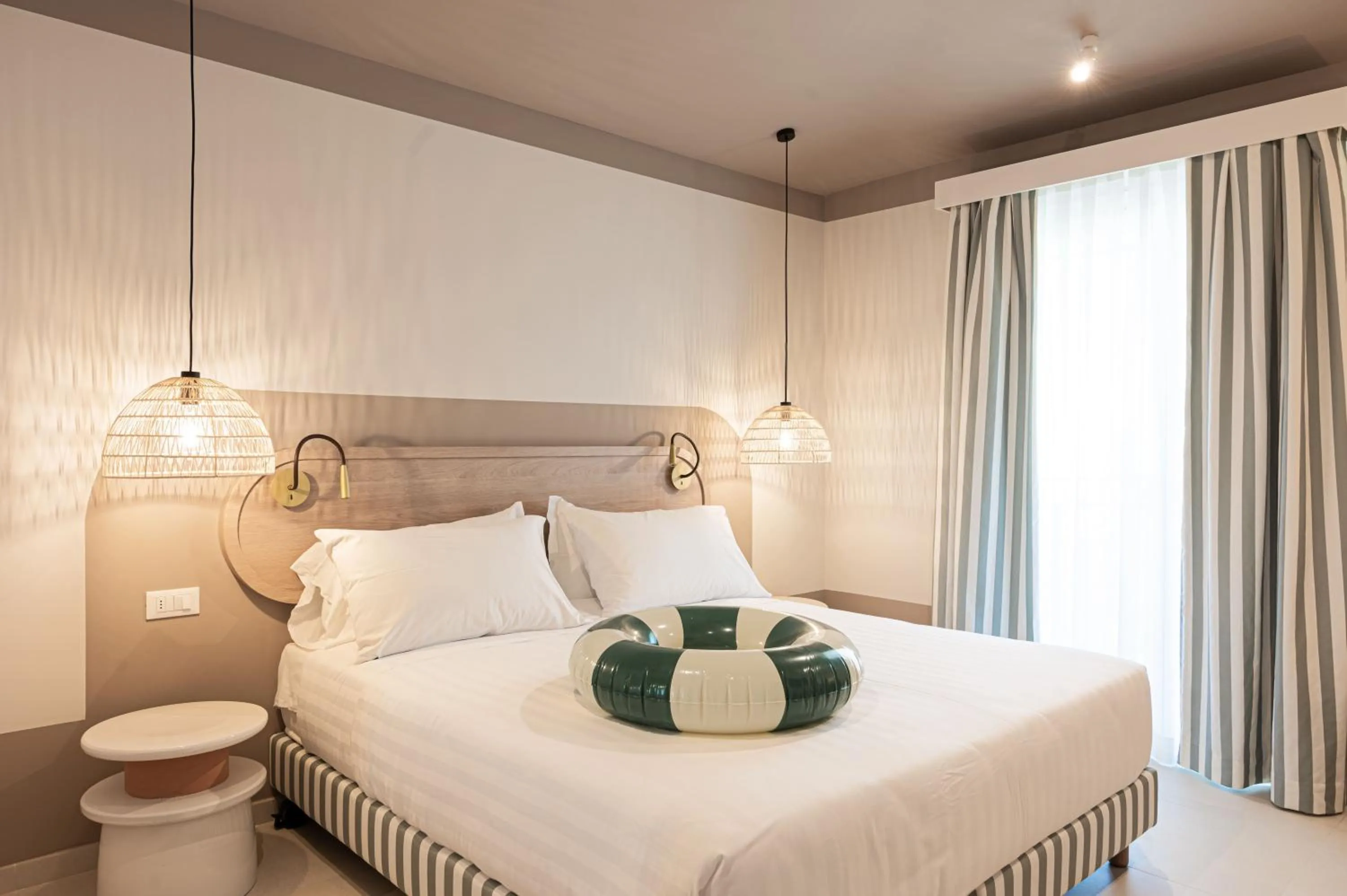 Bed in Hotel Estense