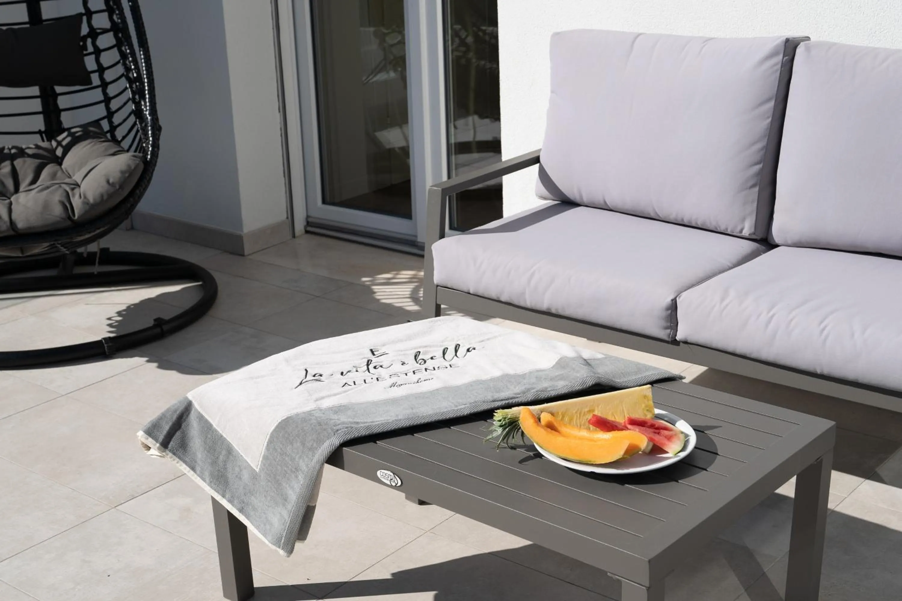 Balcony/Terrace in Hotel Estense