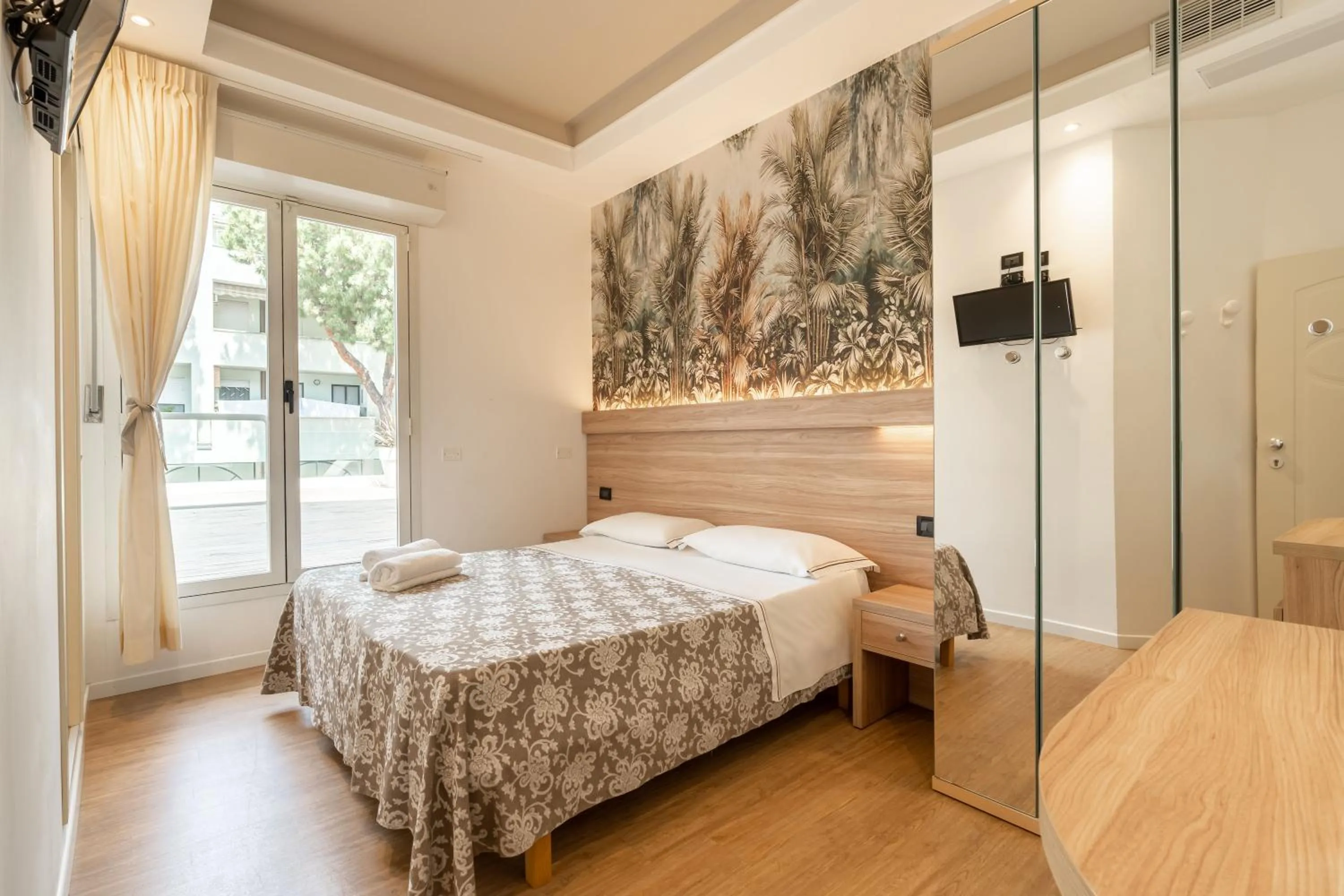 Bed in Hotel Estense