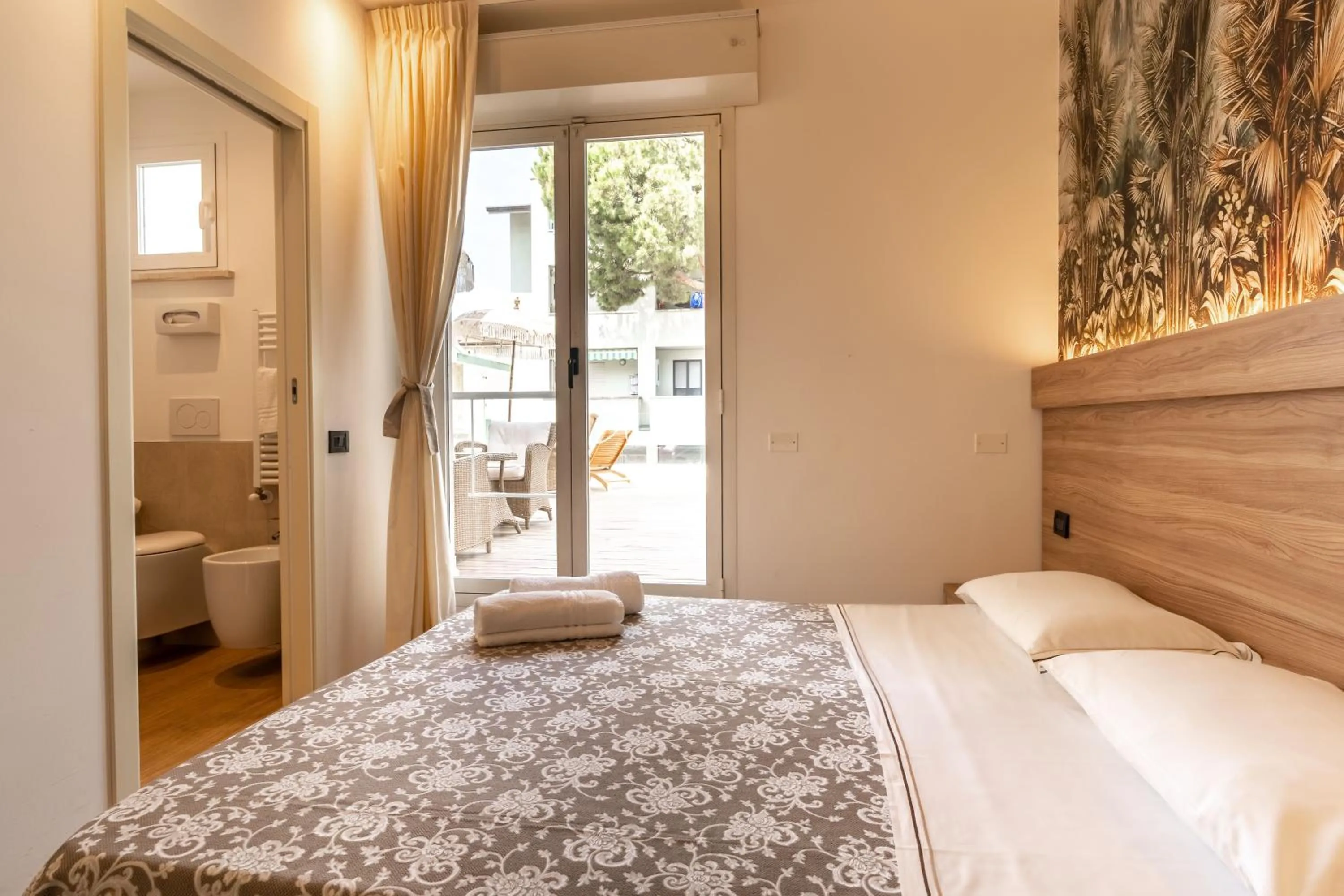 Bed in Hotel Estense