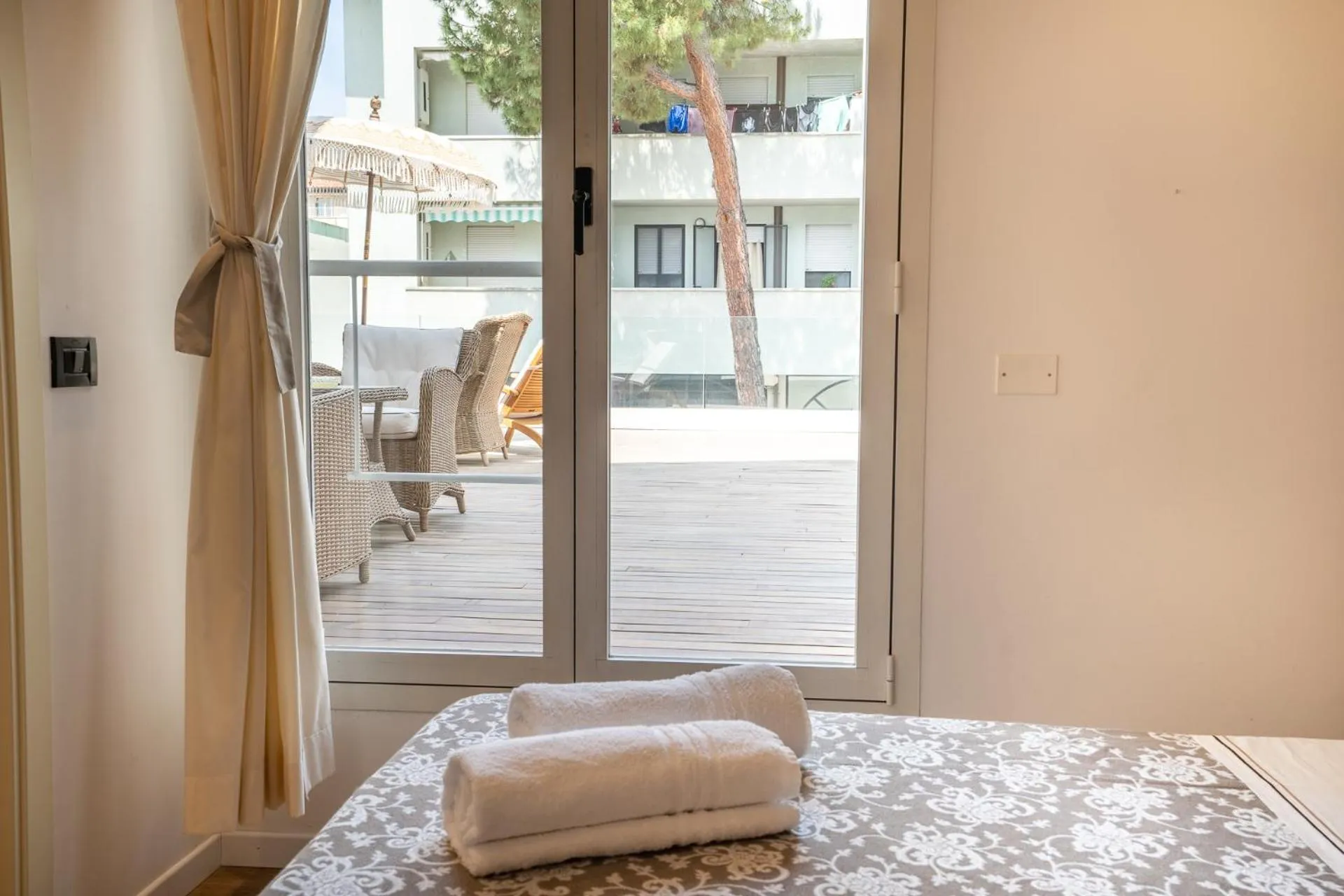 Bed in Hotel Estense