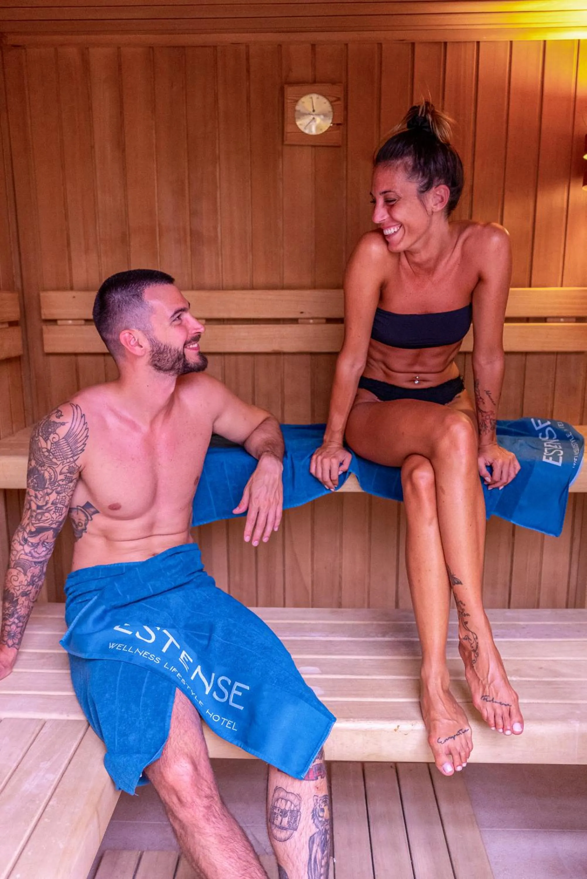 Sauna in Hotel Estense