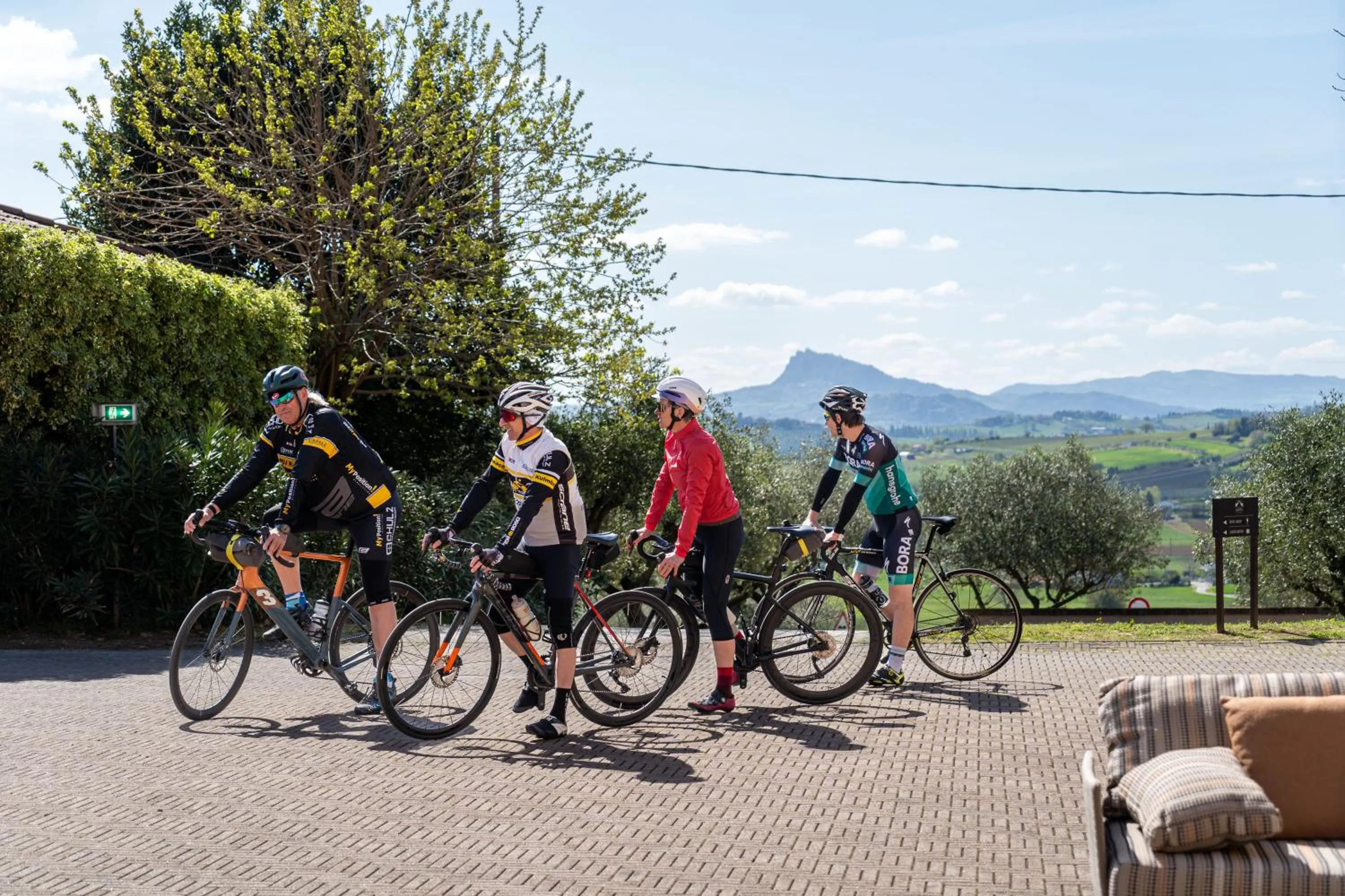 Cycling in Hotel Estense