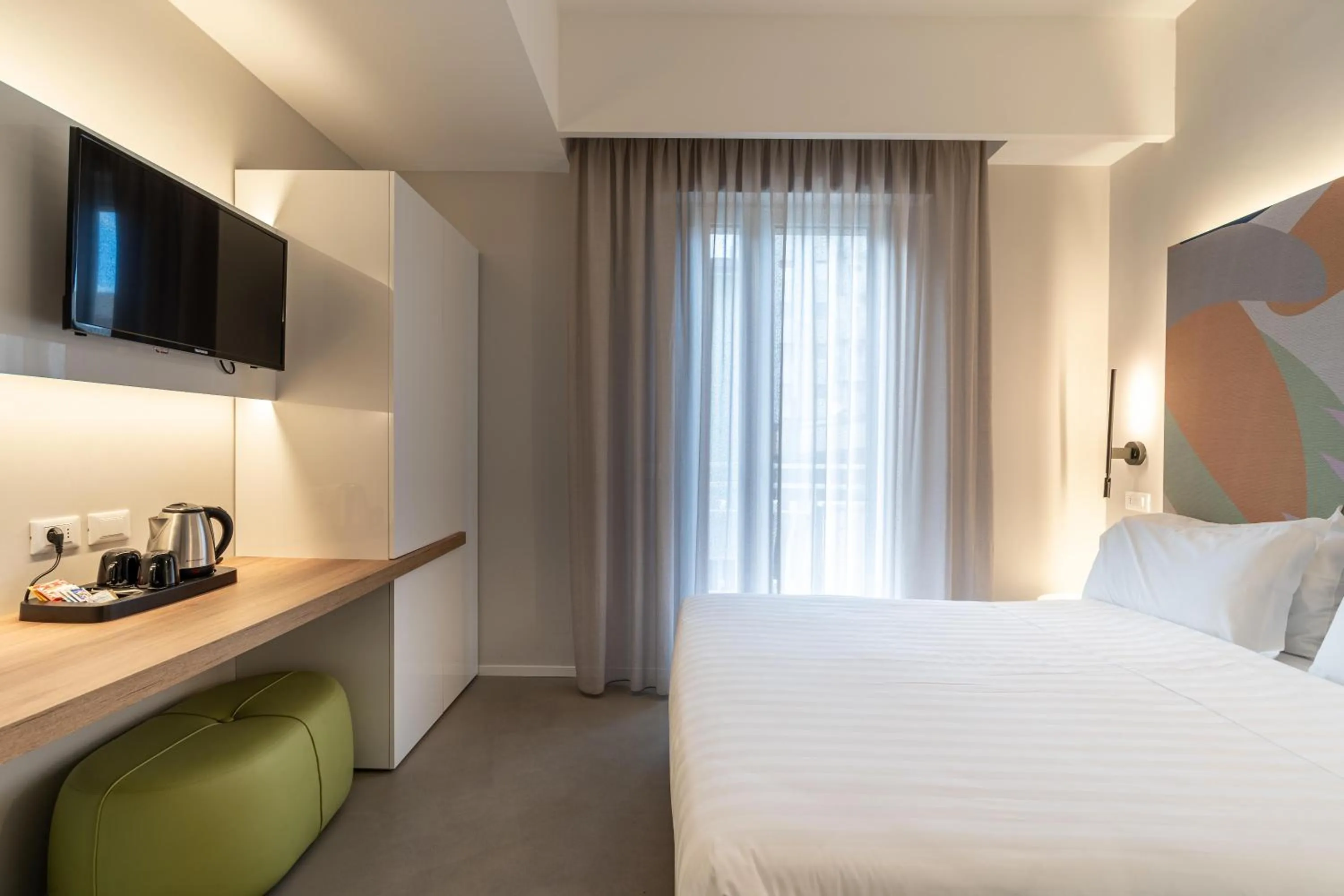 Bedroom, Bed in Hotel Estense