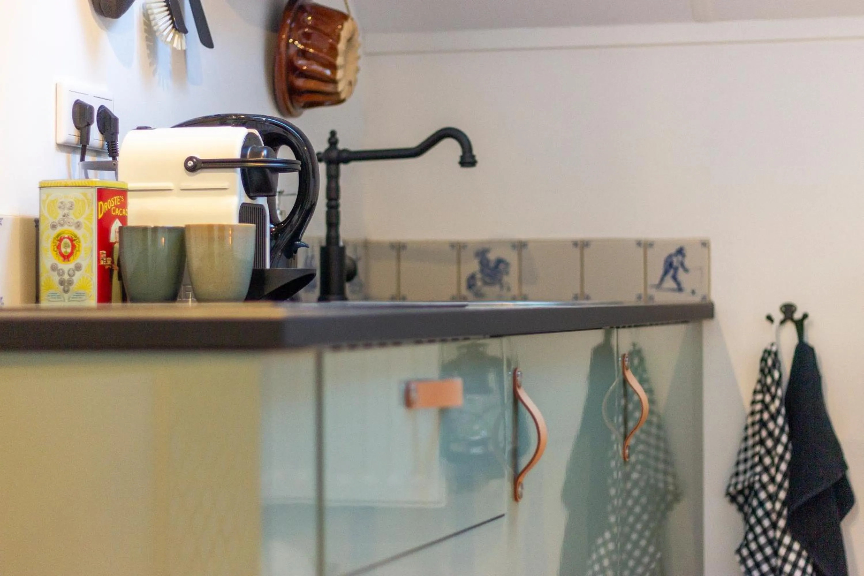 Kitchen or kitchenette in B & B 'Droom in de polder de Suite met prive sauna