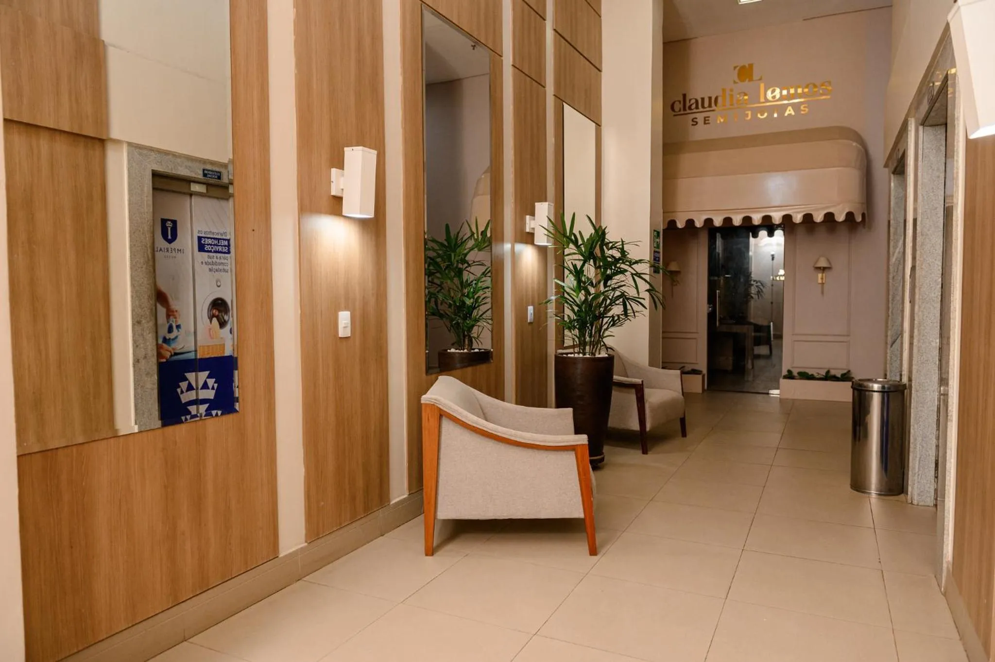 Seating area in Imperial Hotel