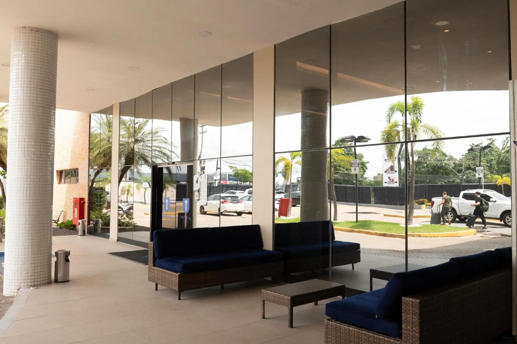 Seating area in Imperial Hotel