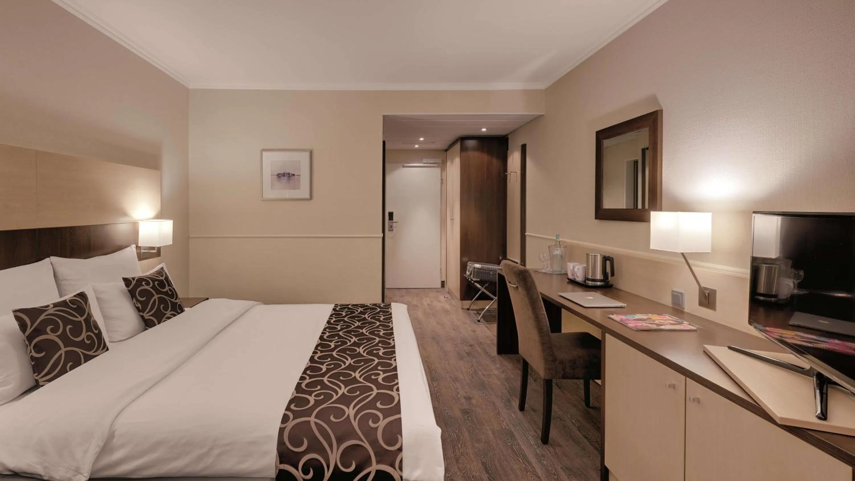 Bedroom, Bed in Best Western Hotel Darmstadt Mitte