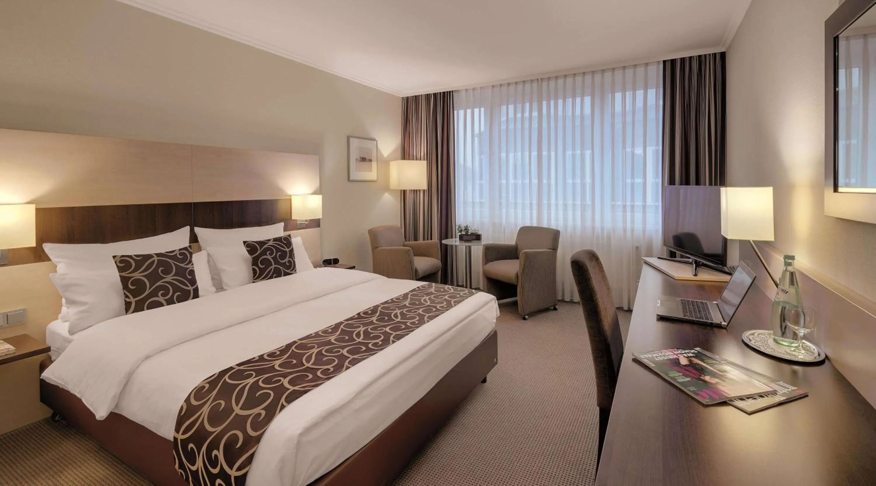 Bedroom, Bed in Best Western Hotel Darmstadt Mitte