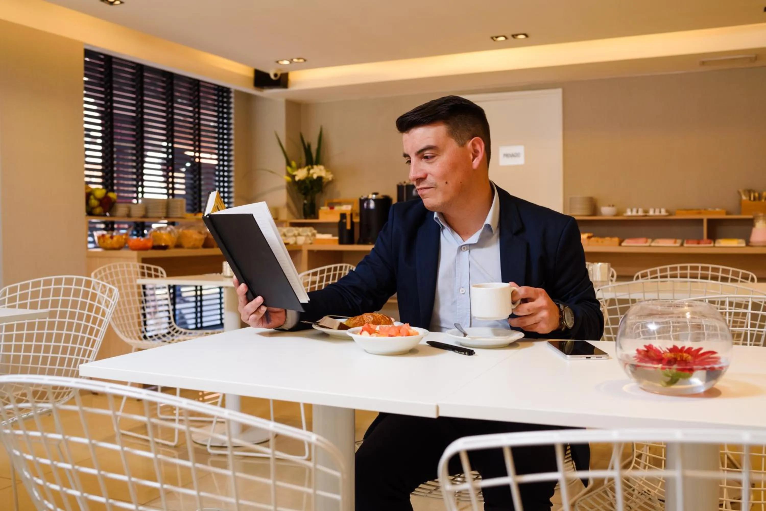 Buffet breakfast in M Concept Hotel