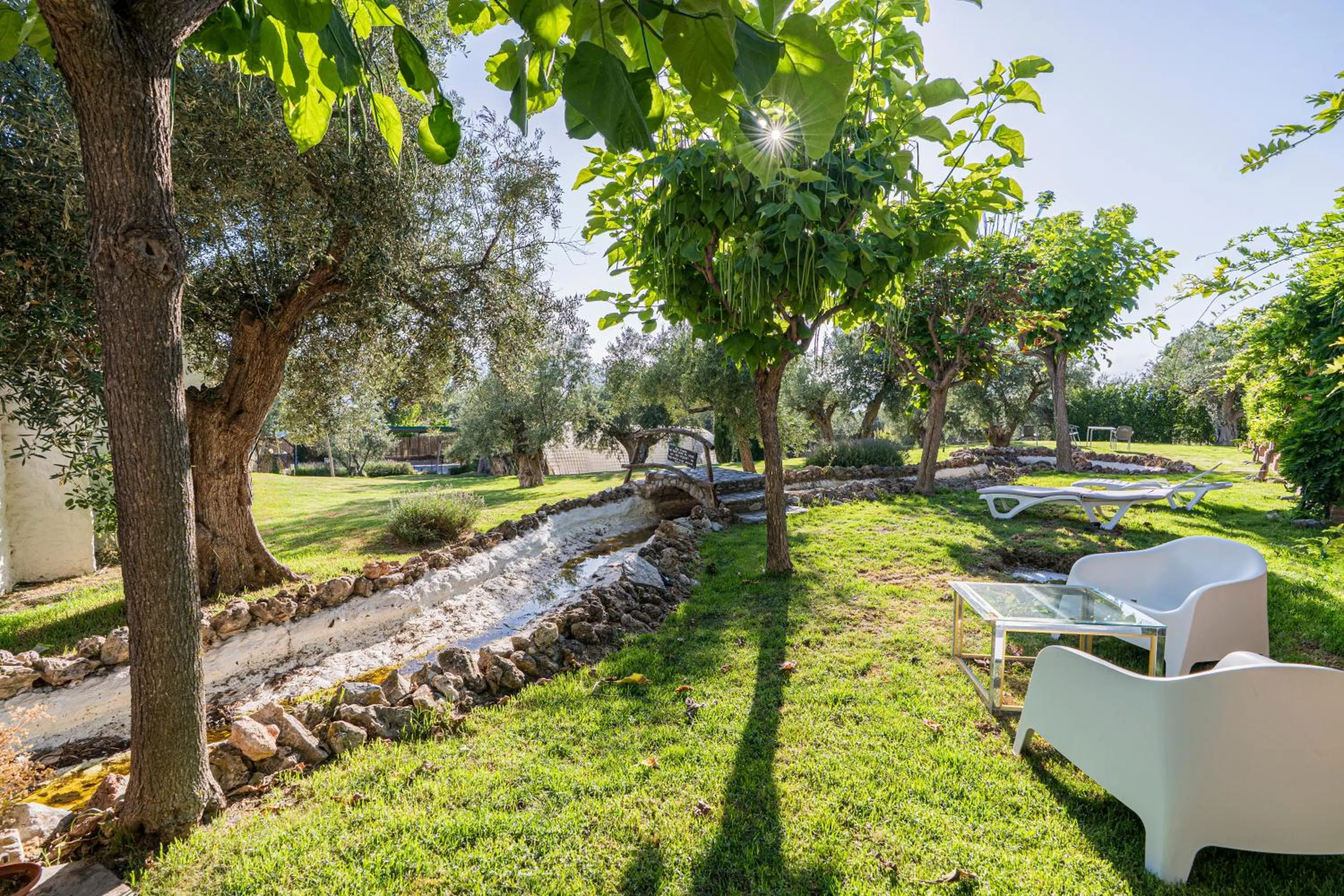Garden in Hotel Rural Alqueria de los lentos