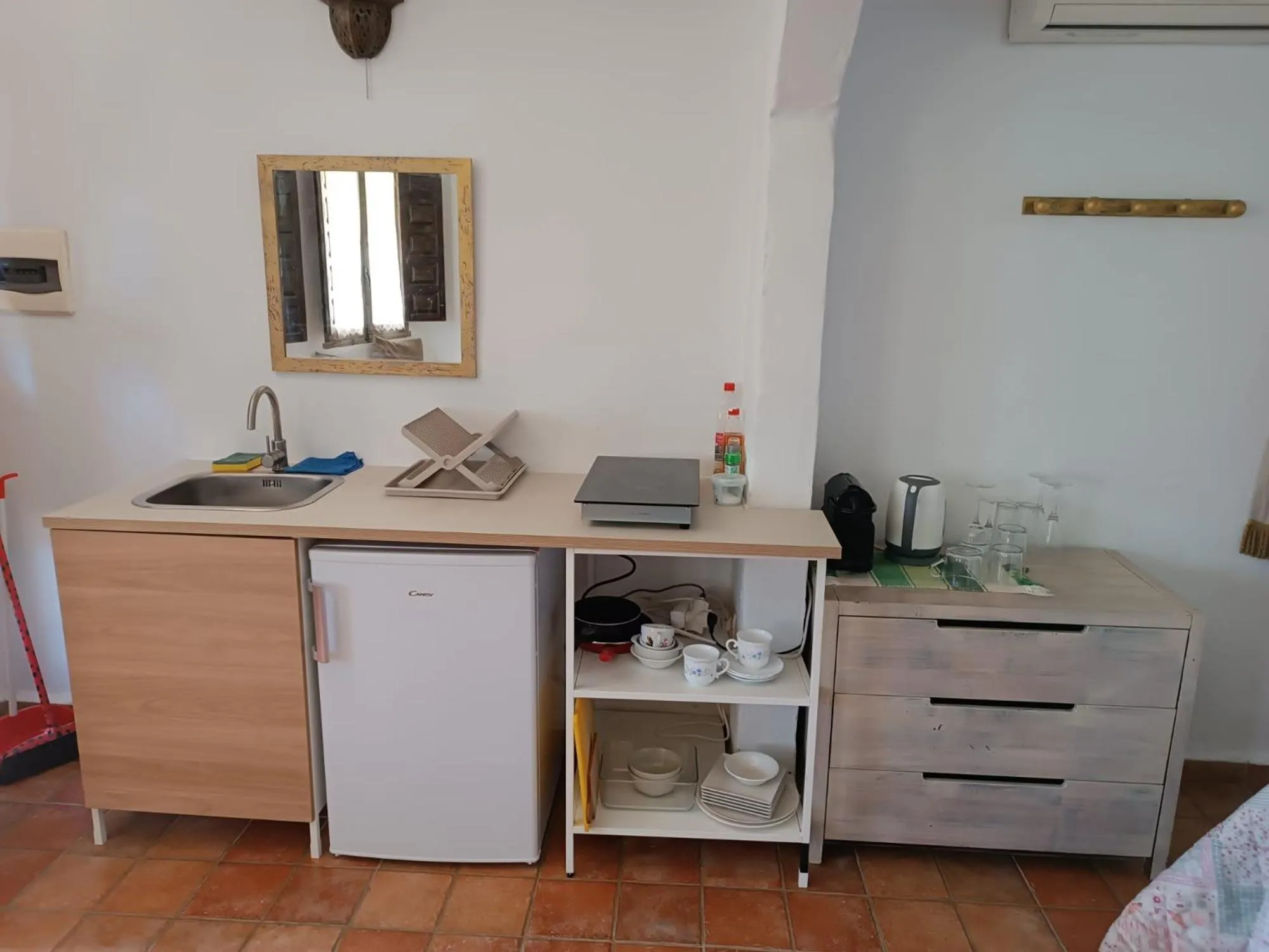 Kitchen or kitchenette in Hotel Rural Alqueria de los lentos