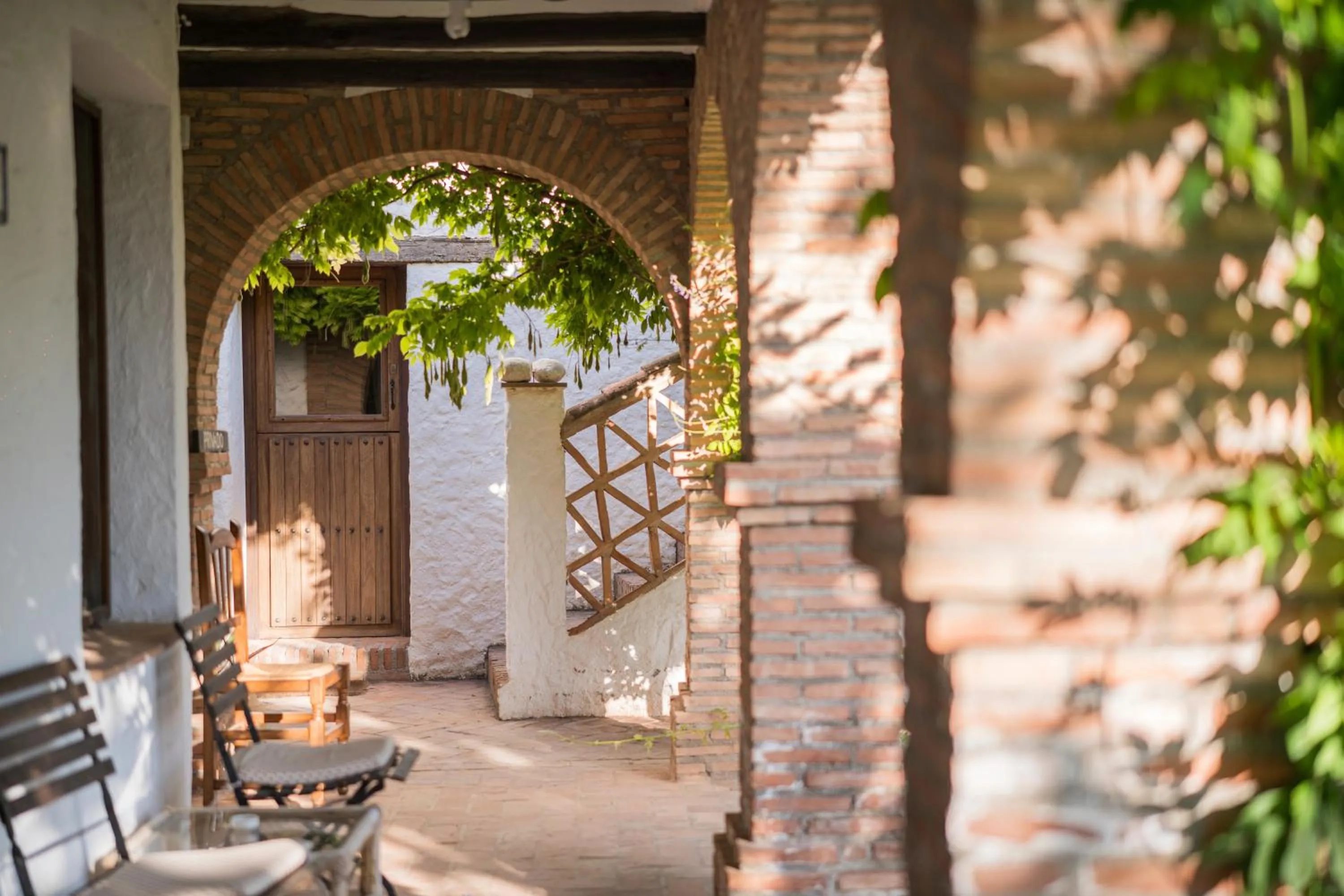 Garden view in Hotel Rural Alqueria de los lentos
