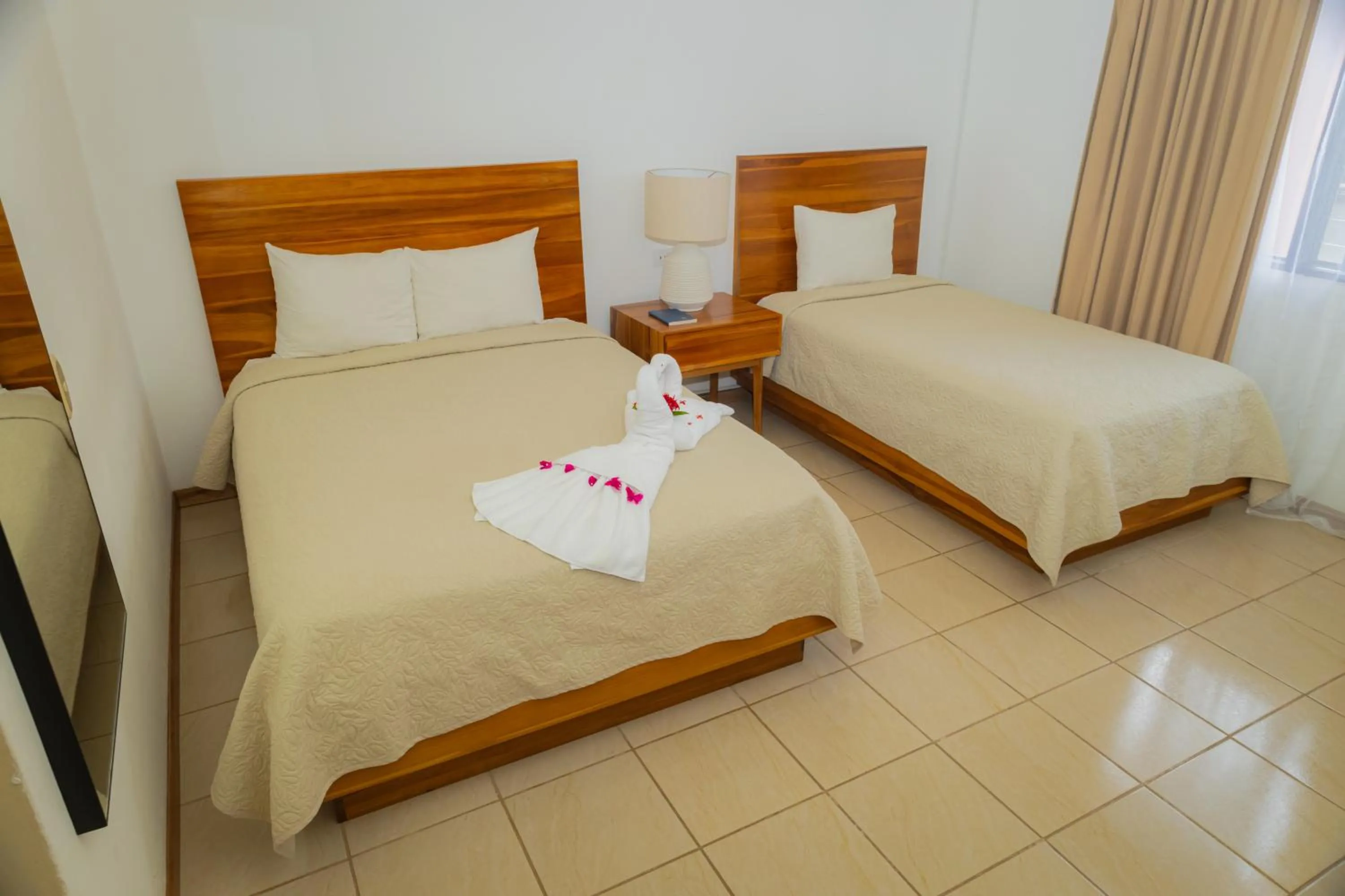 Bed in Hotel Las Espuelas, Bar & Restaurant