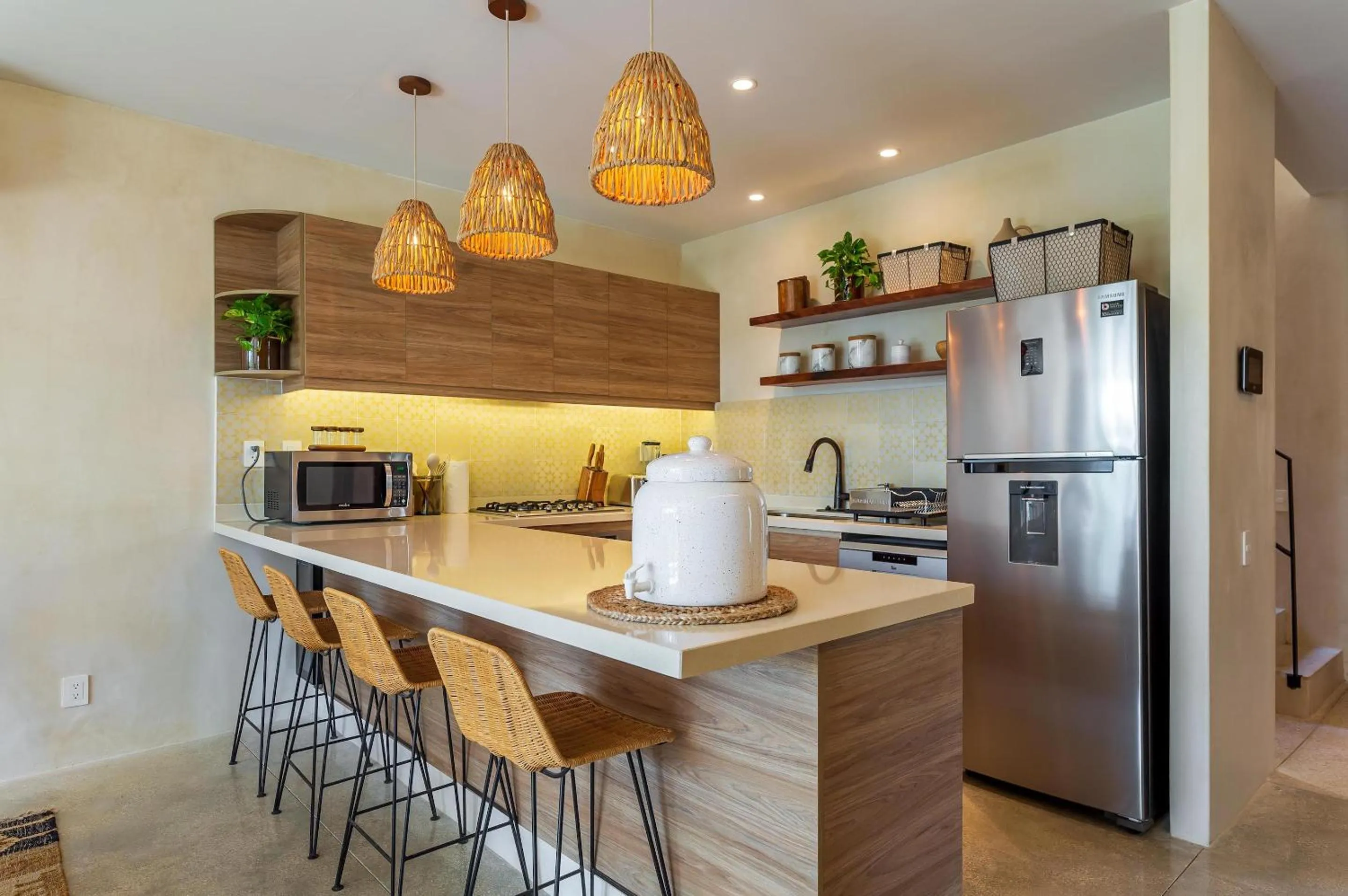 Kitchen or kitchenette in Casa Wahh