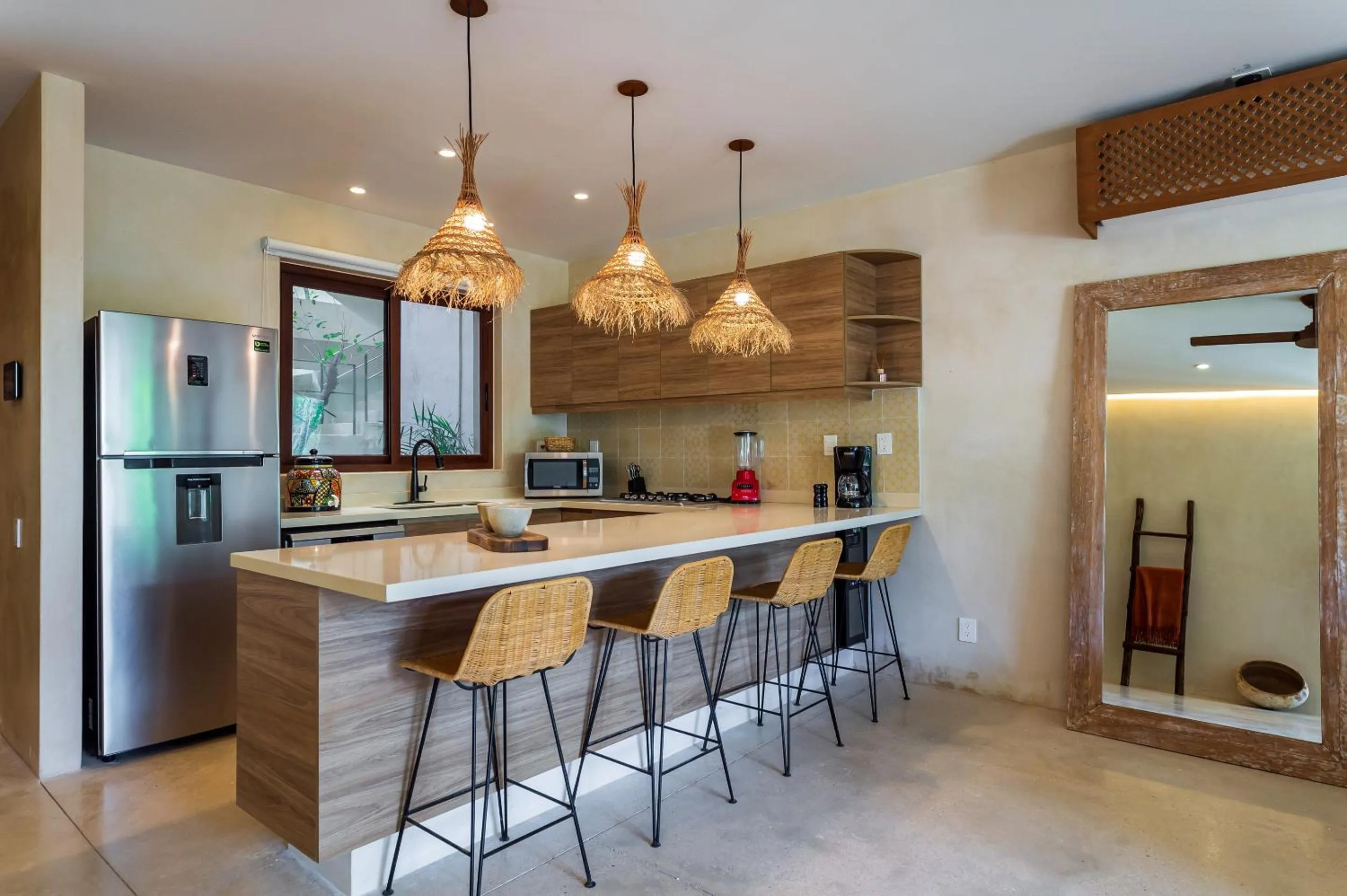 Kitchen or kitchenette in Casa Wahh