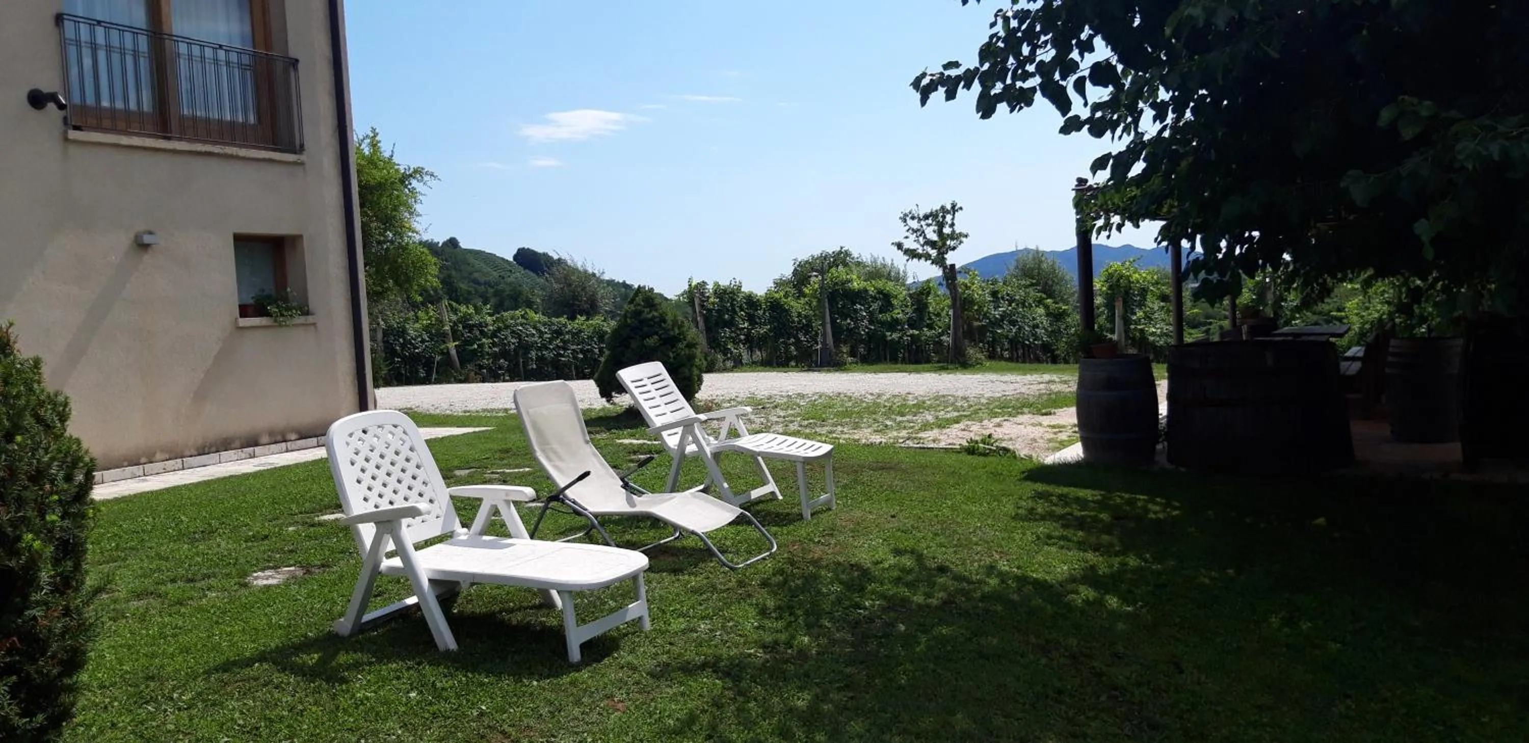 Garden view in La Casa Vecchia
