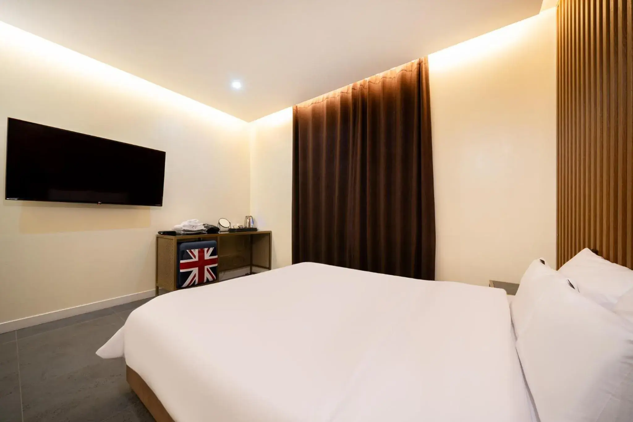 Bed in Suncheon Hound Hotel Suncheon Station Branch Bed in Suncheon Hound Hotel Suncheon Station Branch