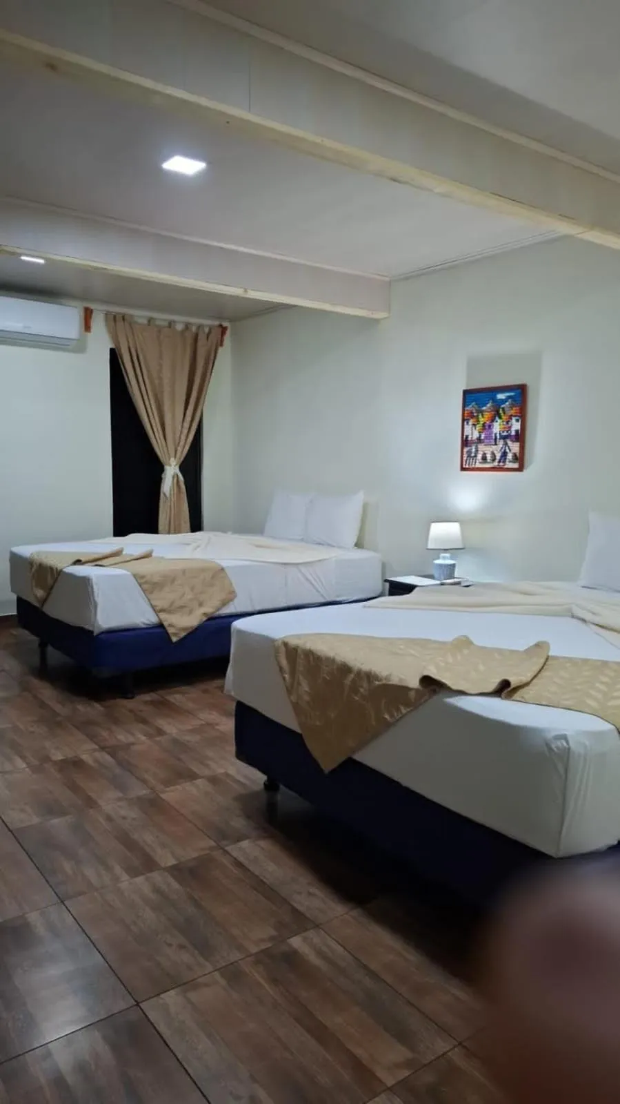 Bed in Hotel San Rafael Ecolodge