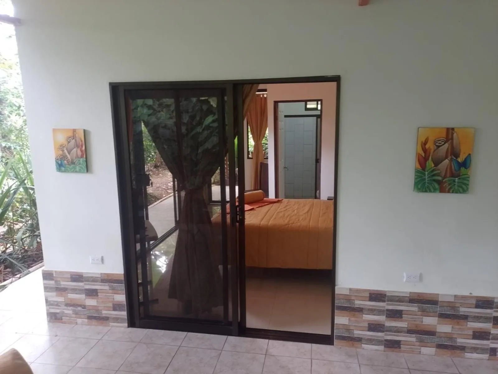 Bed in Hotel San Rafael Ecolodge