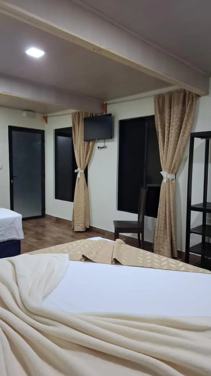 Bed in Hotel San Rafael Ecolodge