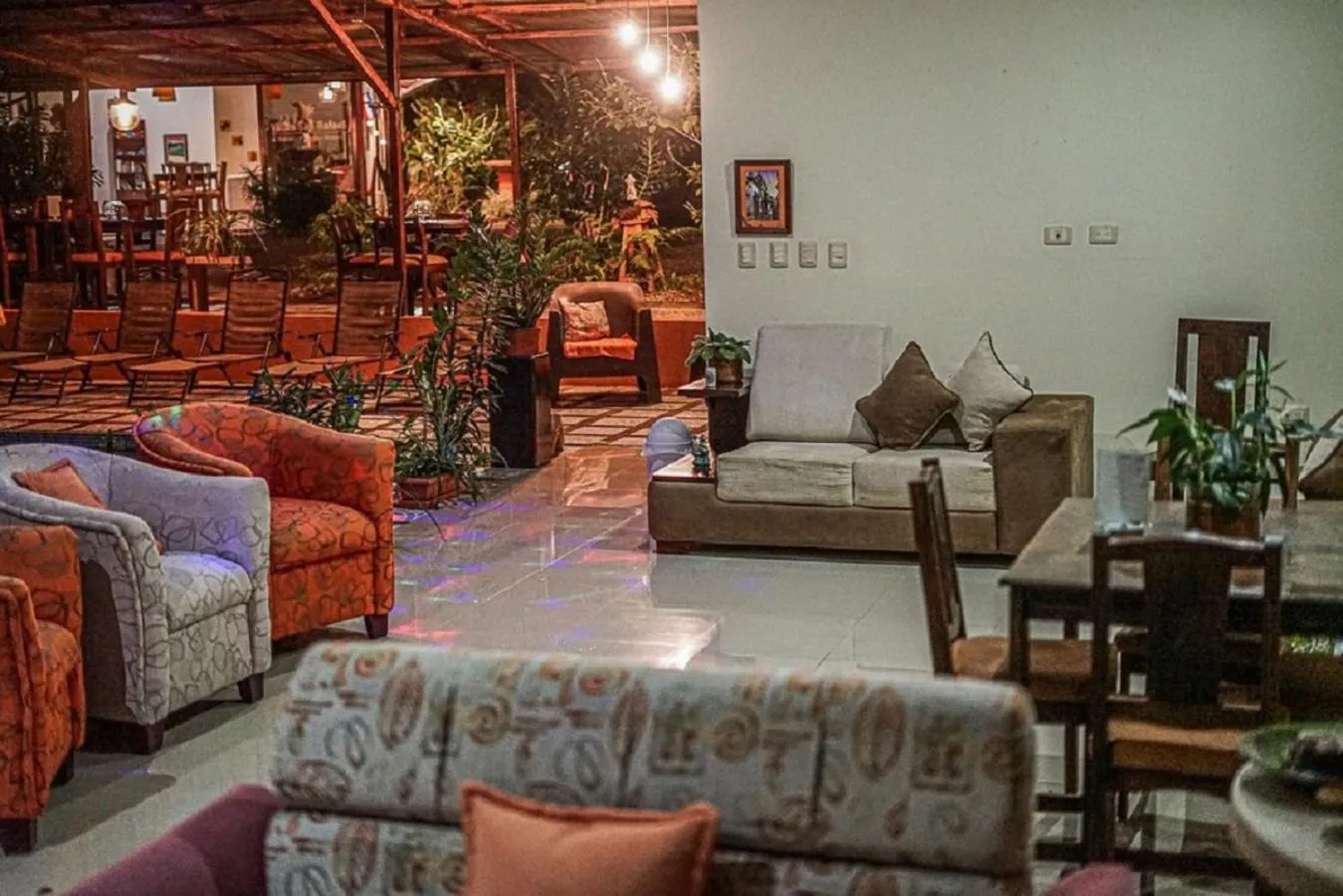 Seating area in Hotel San Rafael Ecolodge