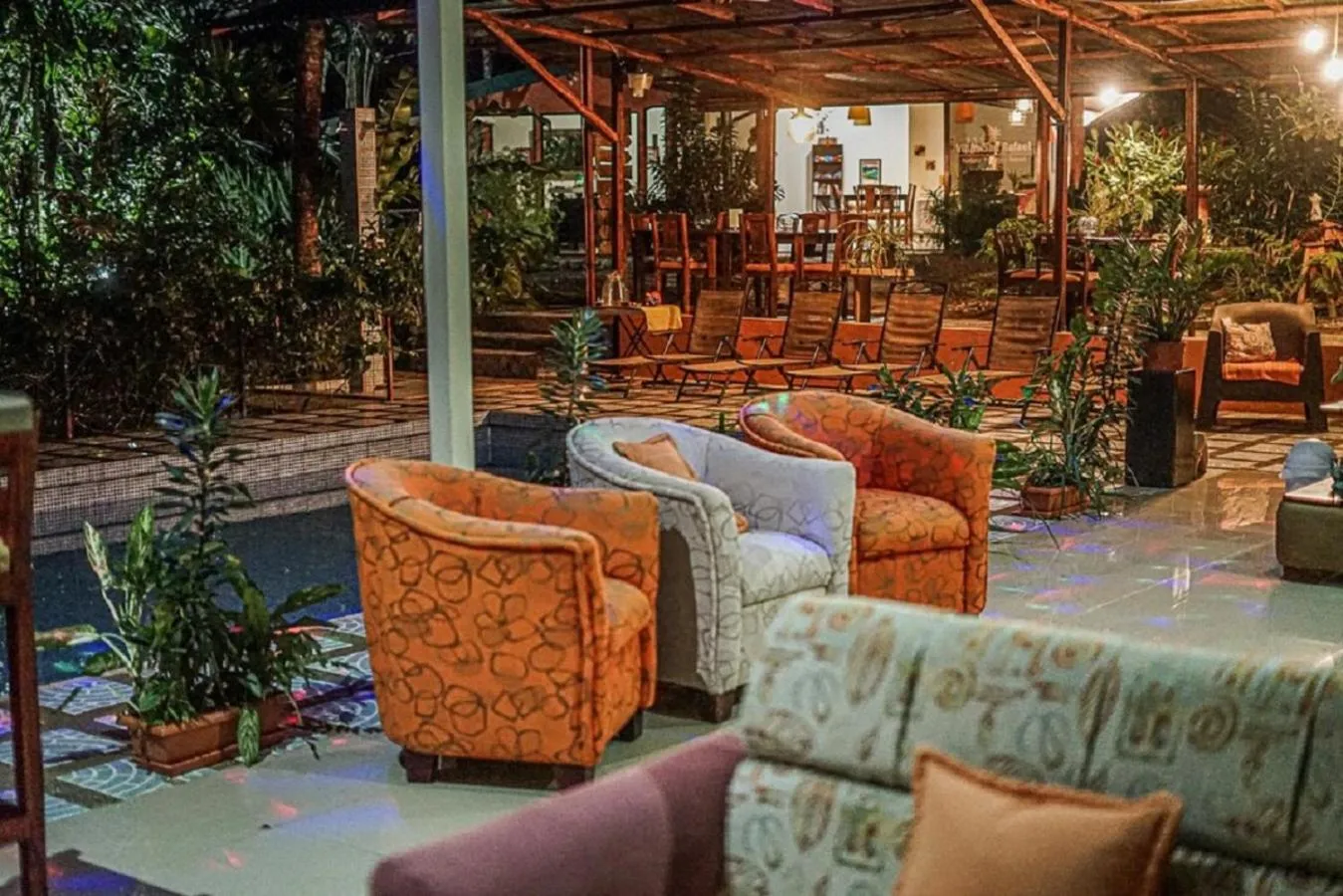 Living room in Hotel San Rafael Ecolodge