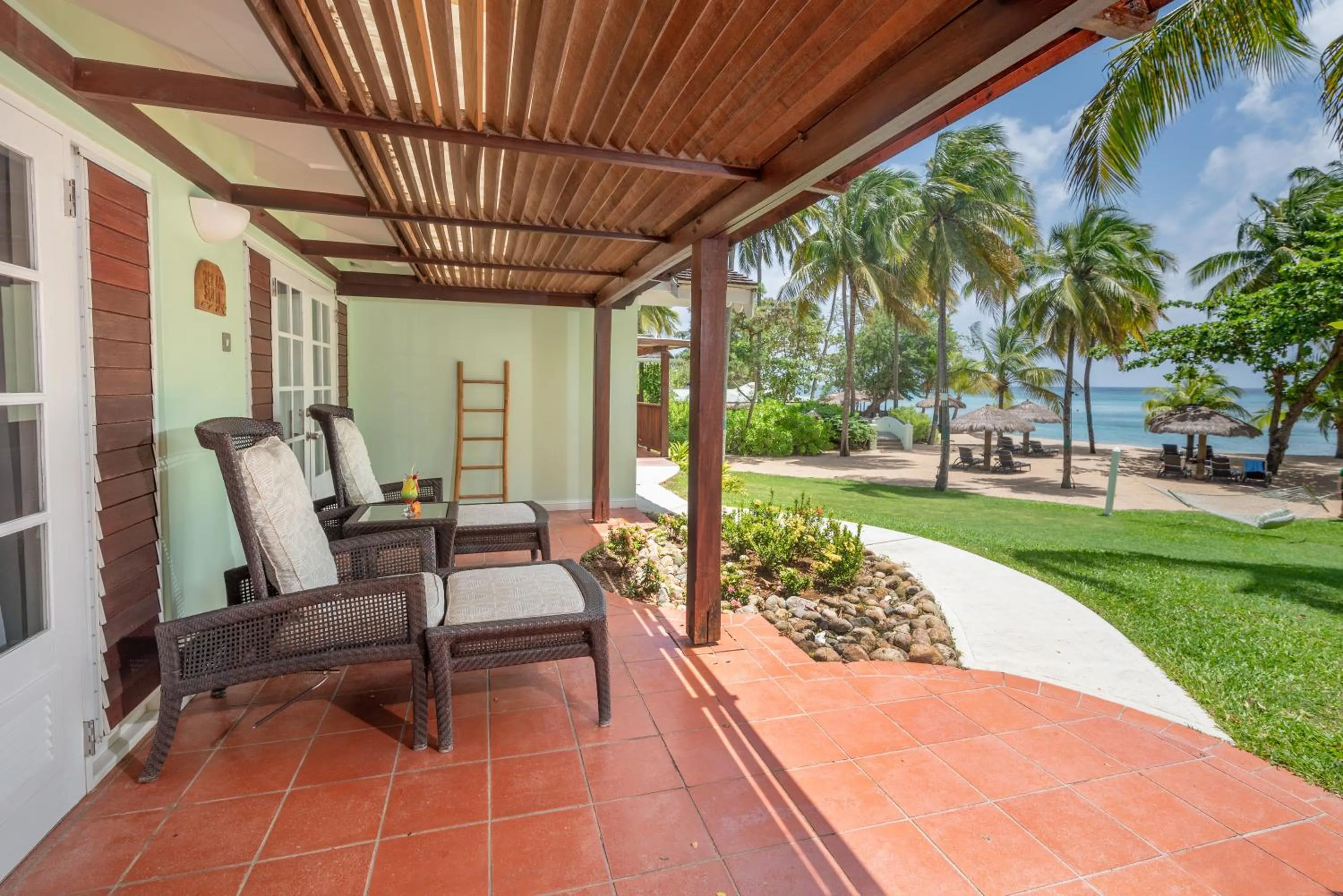 Balcony/Terrace in East Winds St. Lucia- All Inclusive