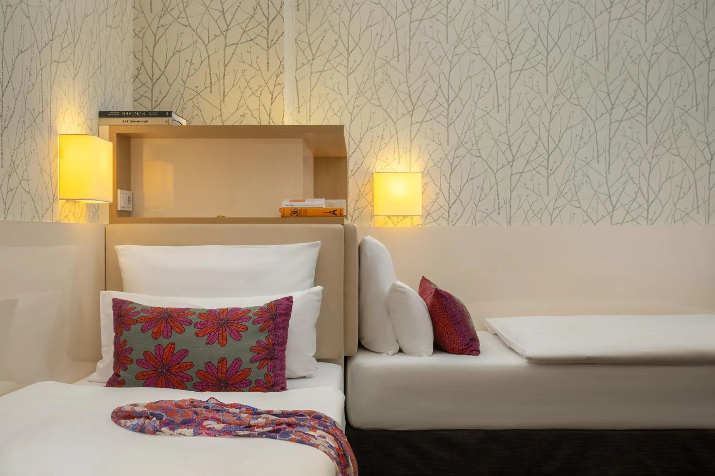 Comfort Twin Room Garden side in Boutique Hotel Atrium München Comfort Twin Room Garden side in Boutique Hotel Atrium München