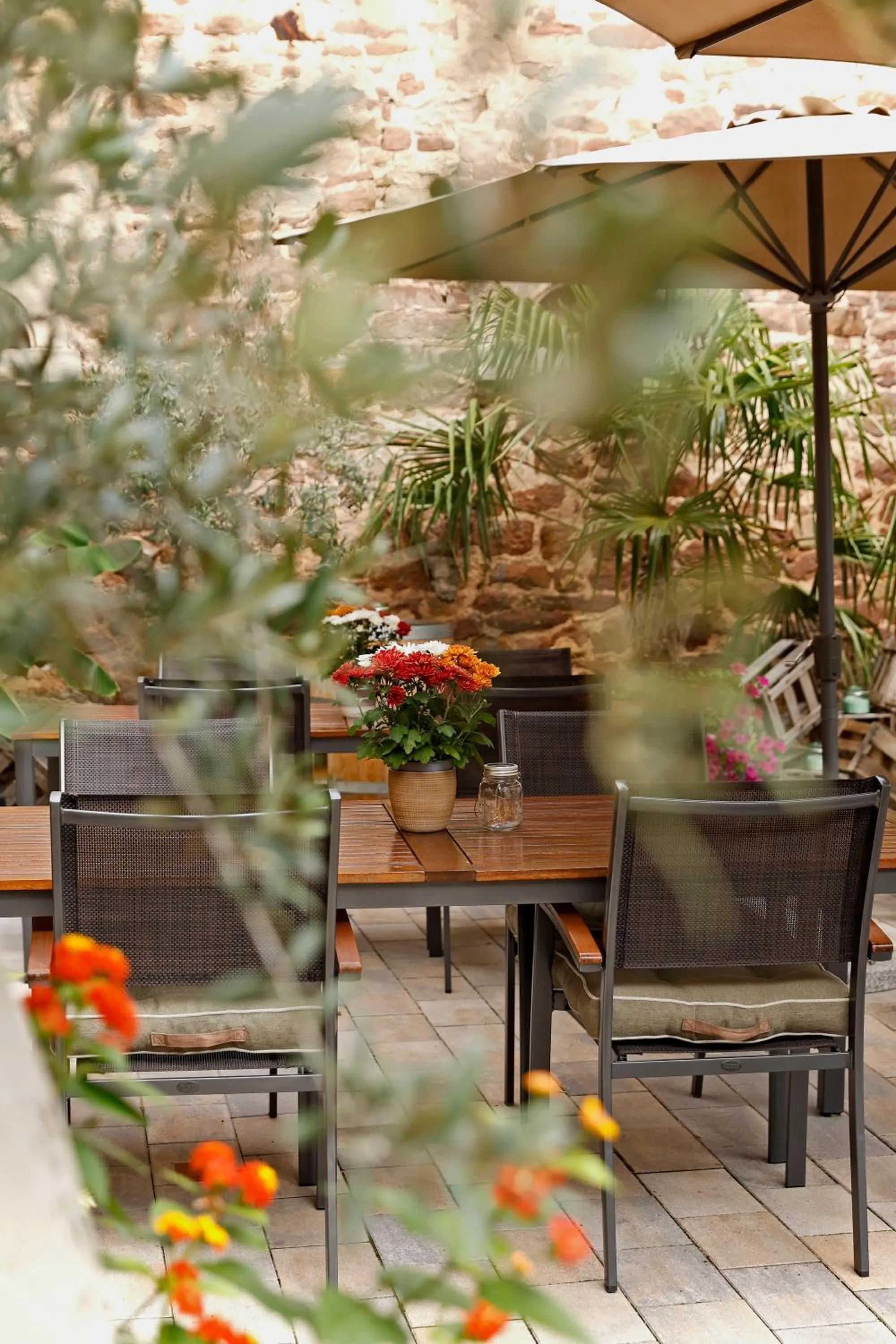 Patio in Vinotel Weinstrasse