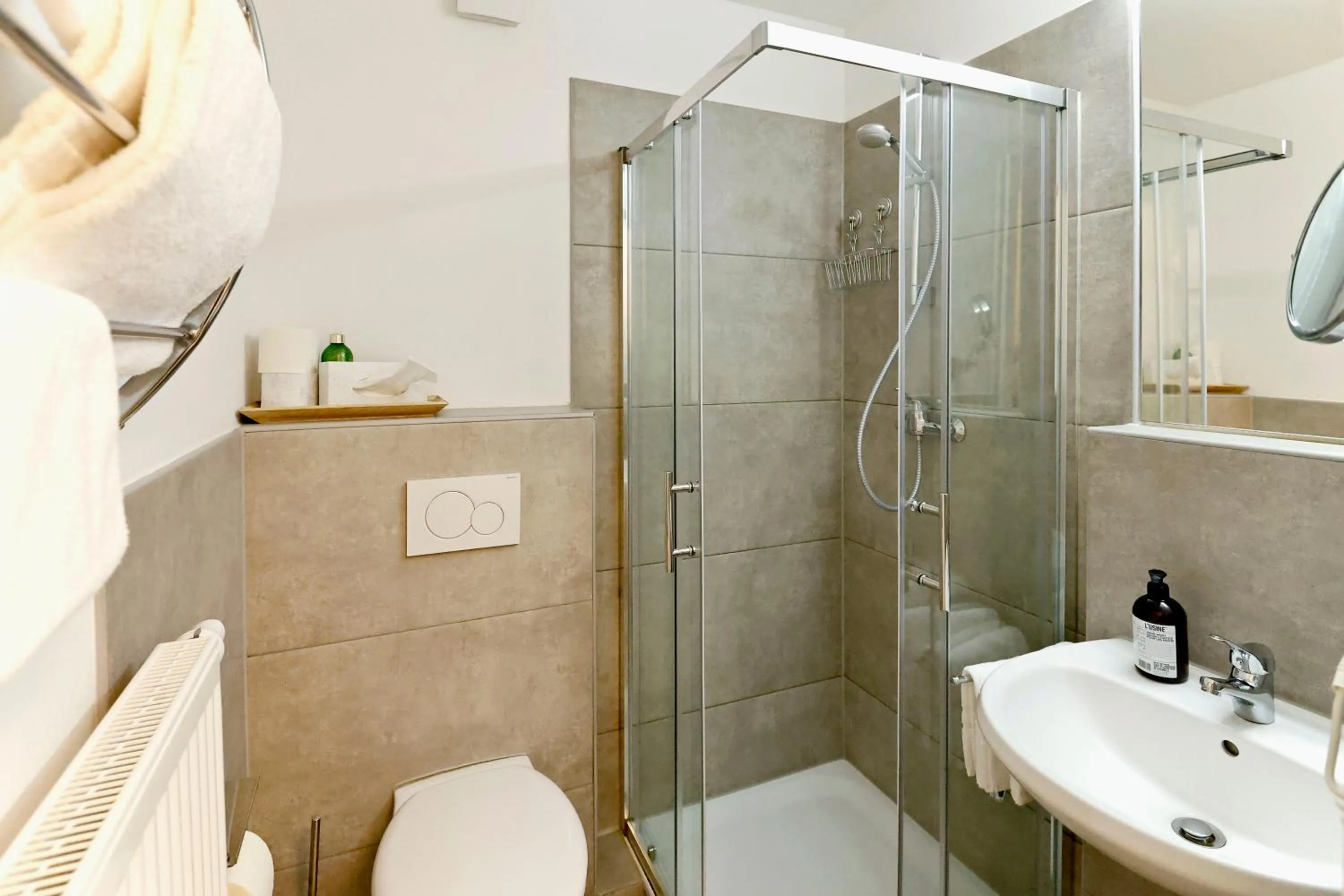 Shower in Vinotel Weinstrasse