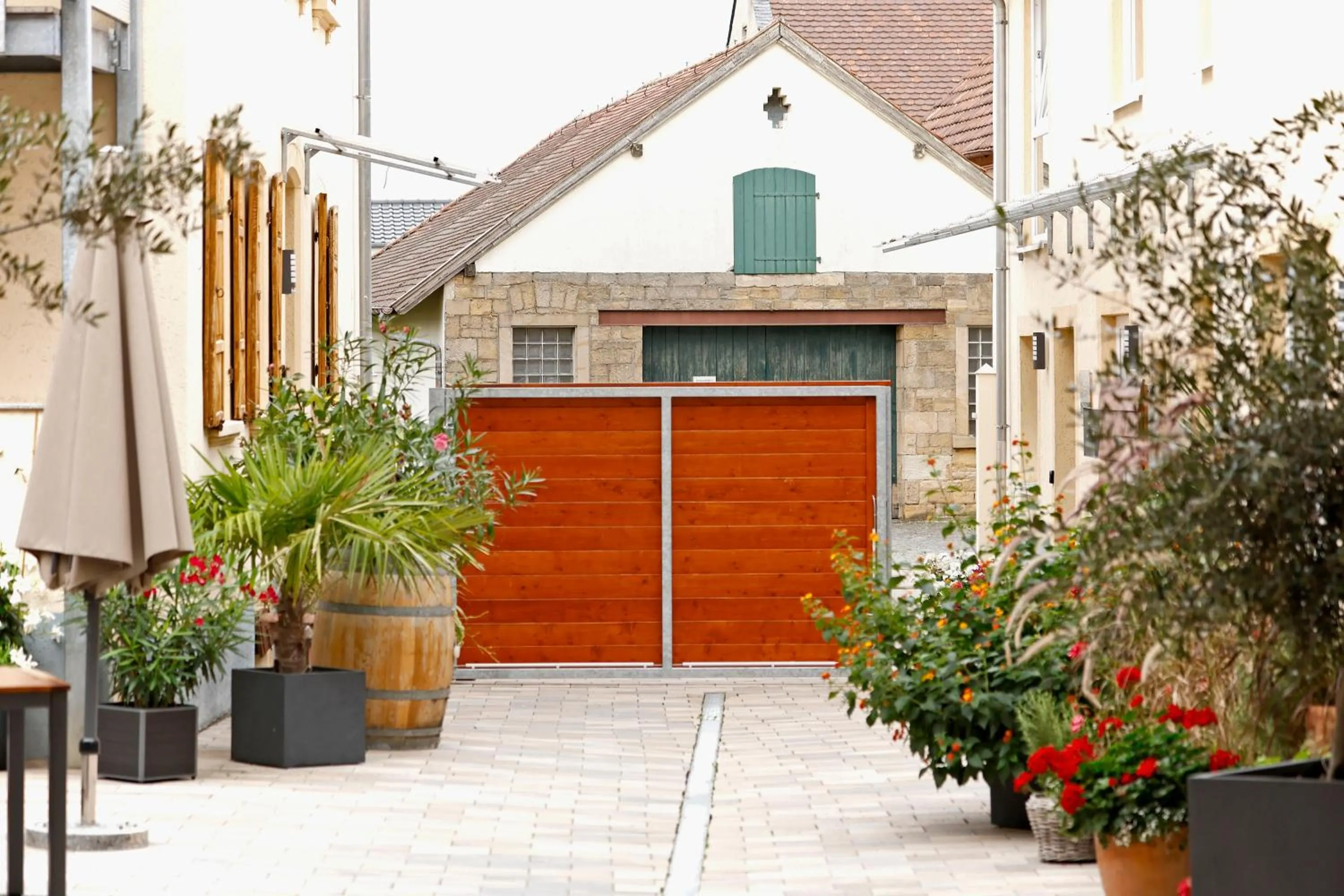Patio in Vinotel Weinstrasse