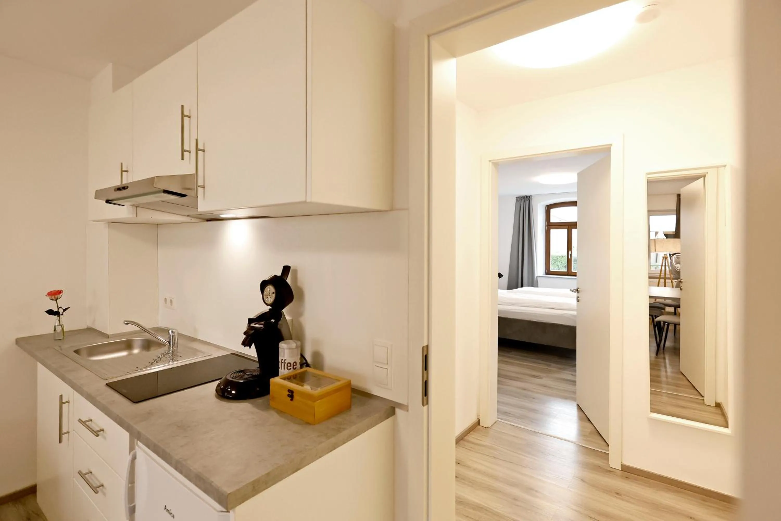 Kitchen or kitchenette in Vinotel Weinstrasse