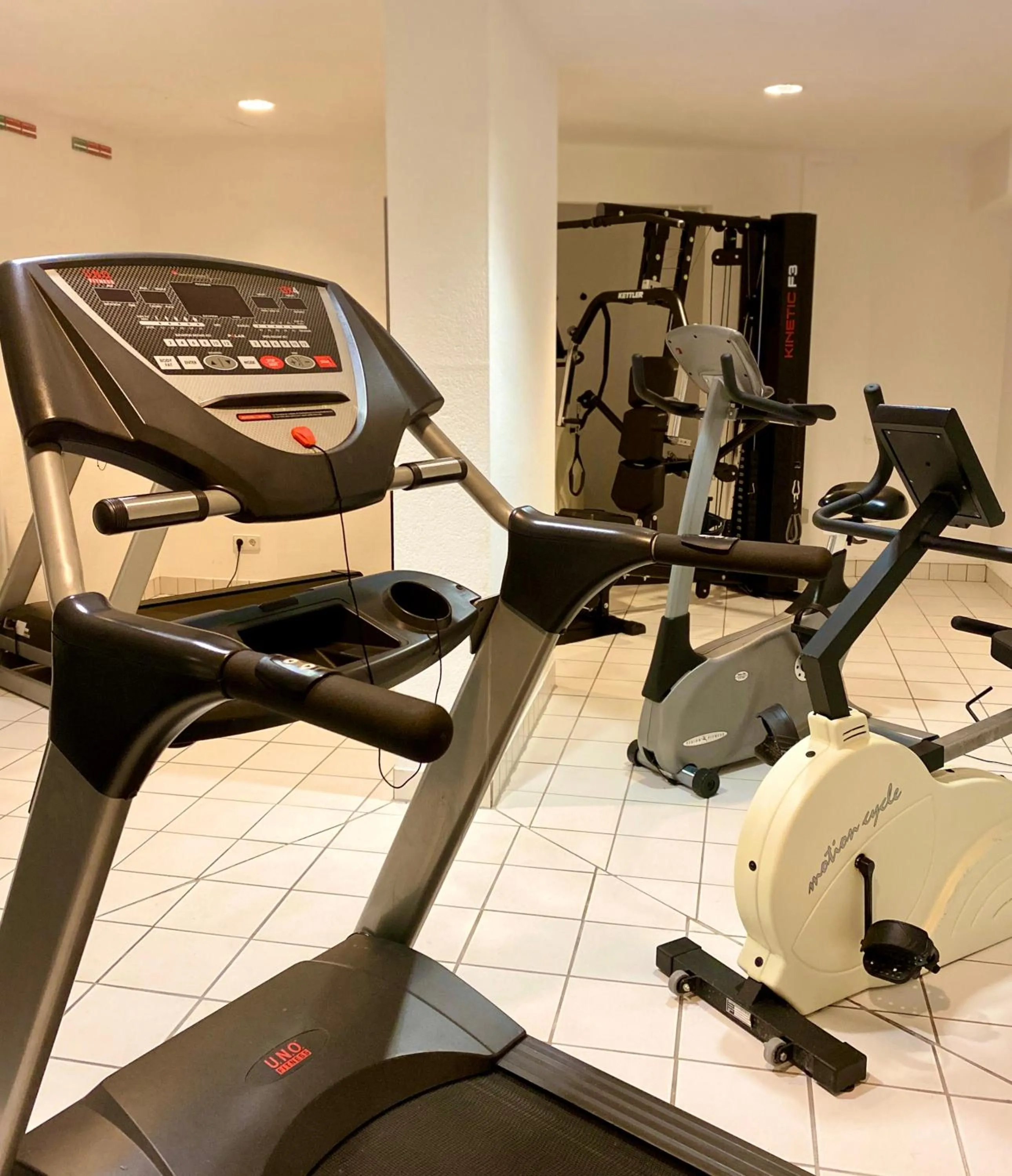 Fitness centre/facilities in Albhotel Fortuna