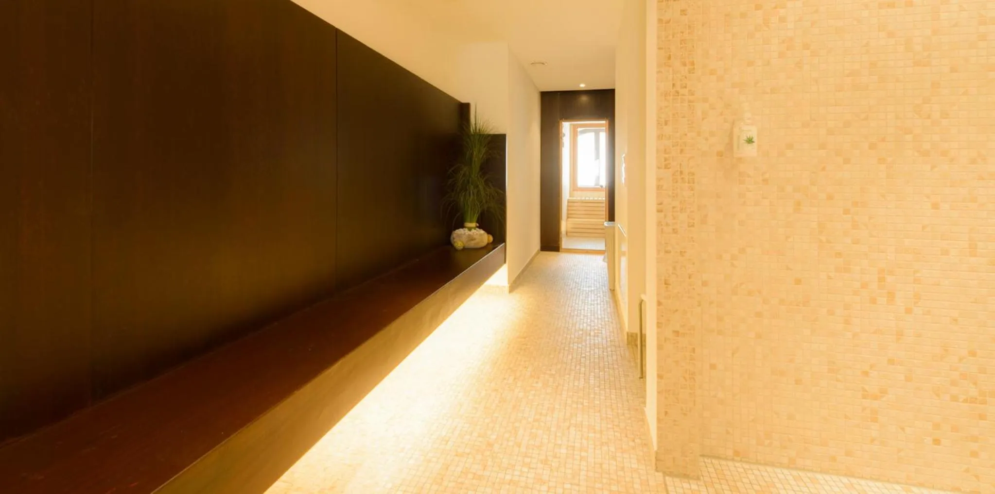 Sauna in Hotel Am Tiefwarensee