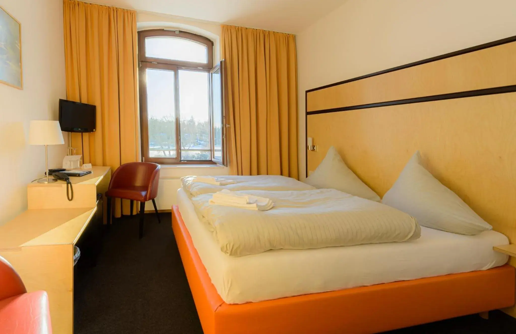 Economy Double Room in Hotel Am Tiefwarensee Economy Double Room in Hotel Am Tiefwarensee
