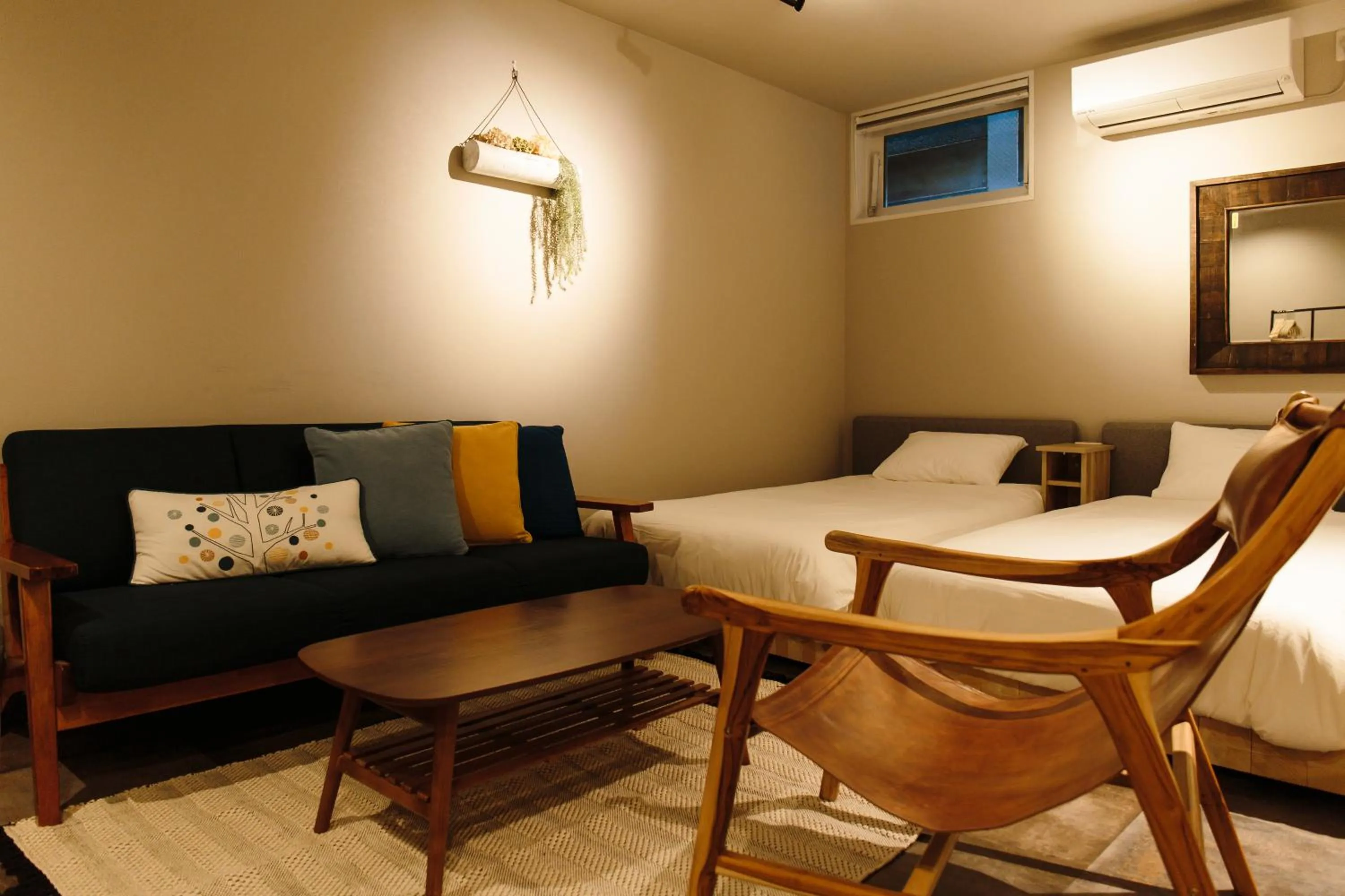 Bed in Lampstand STAY Asahikawa