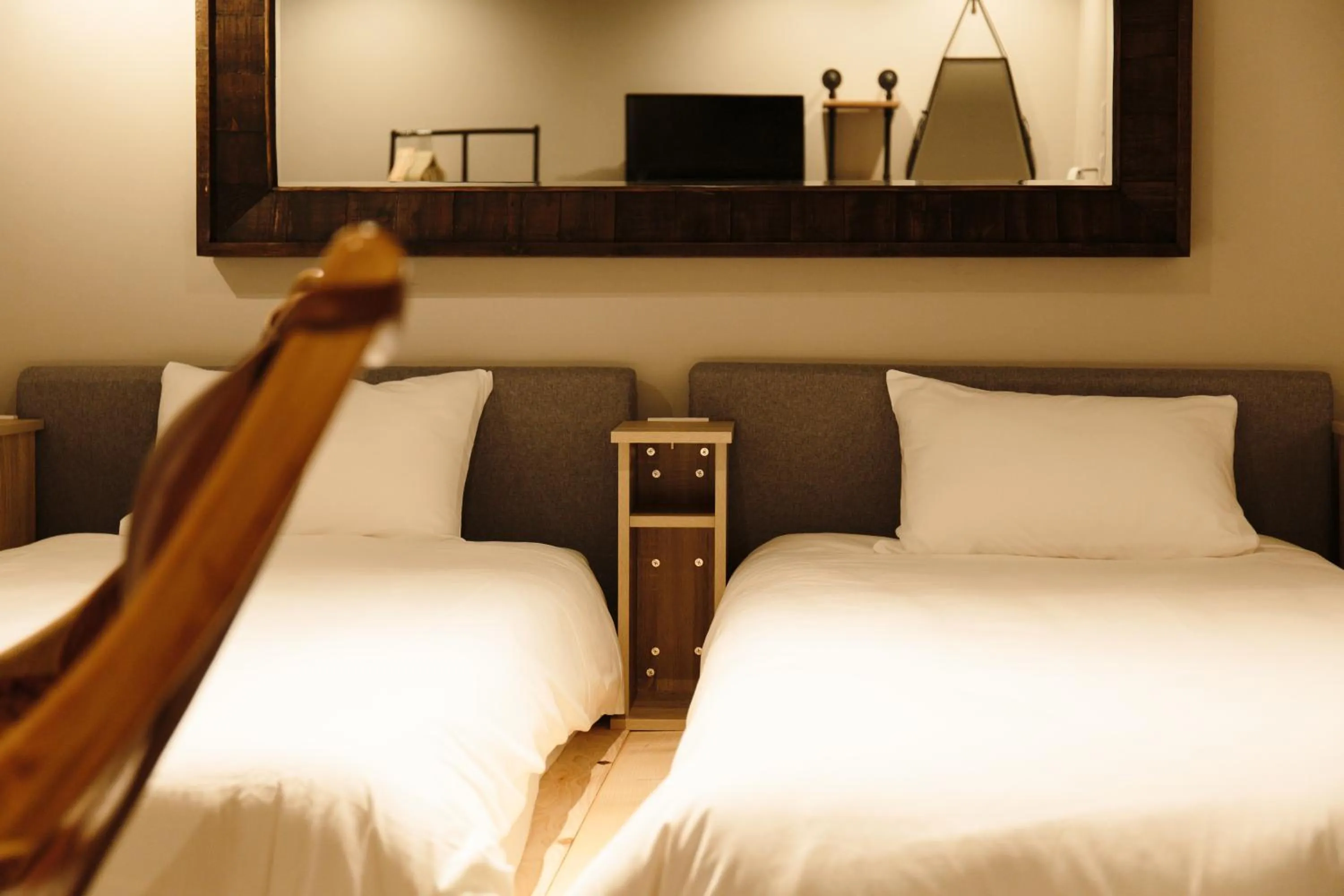 Bed in Lampstand STAY Asahikawa