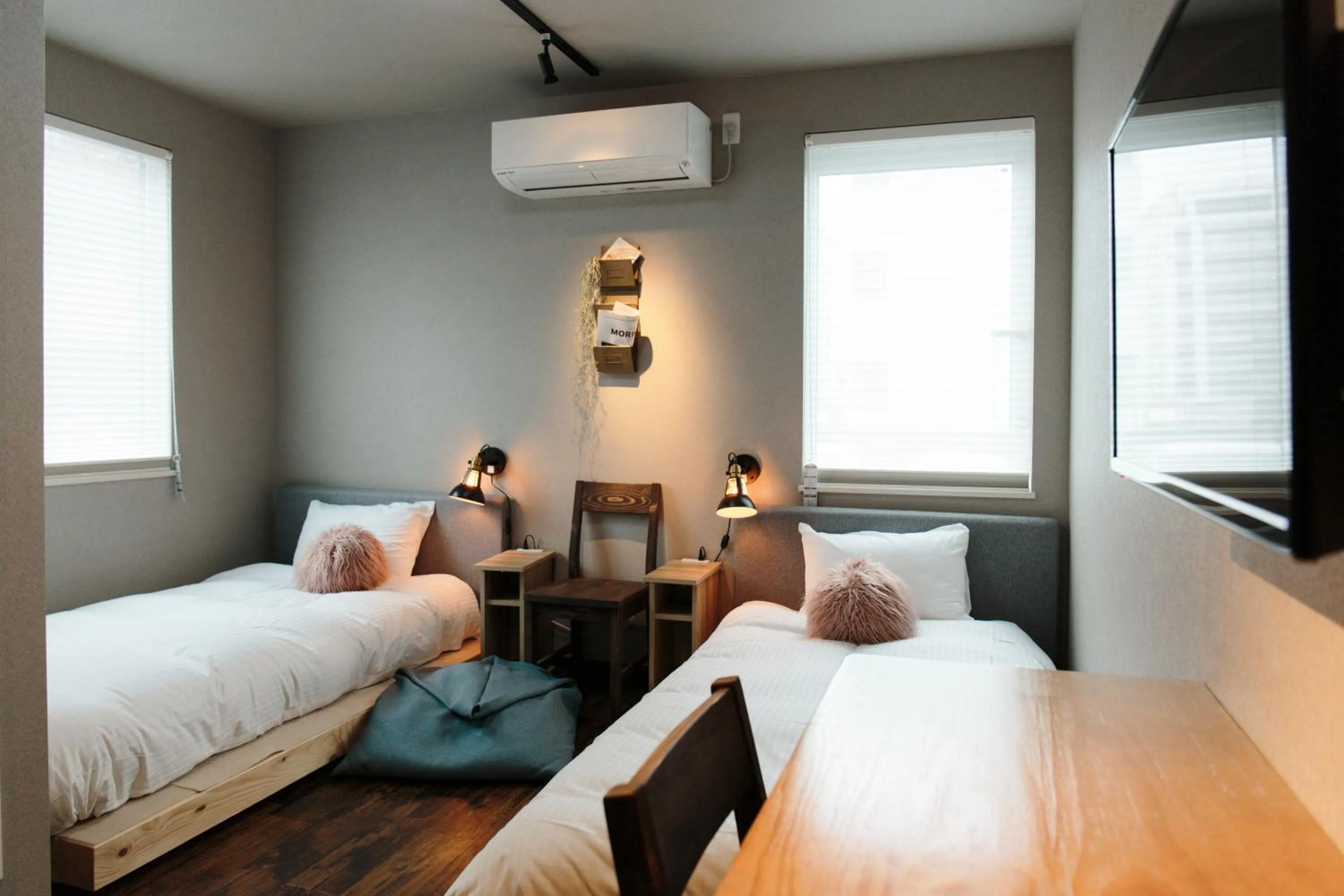 Bed in Lampstand STAY Asahikawa