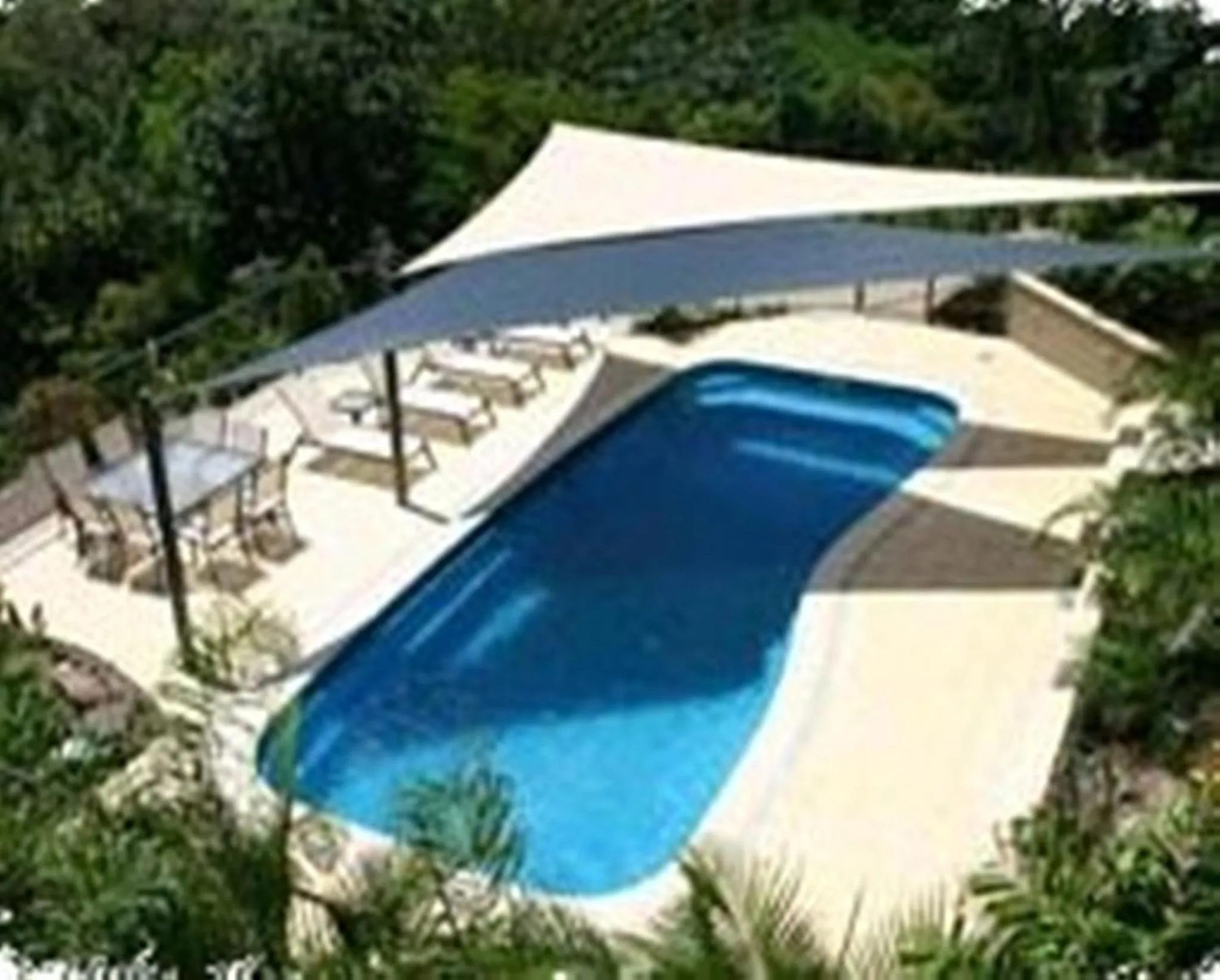 Pool view in Island Views