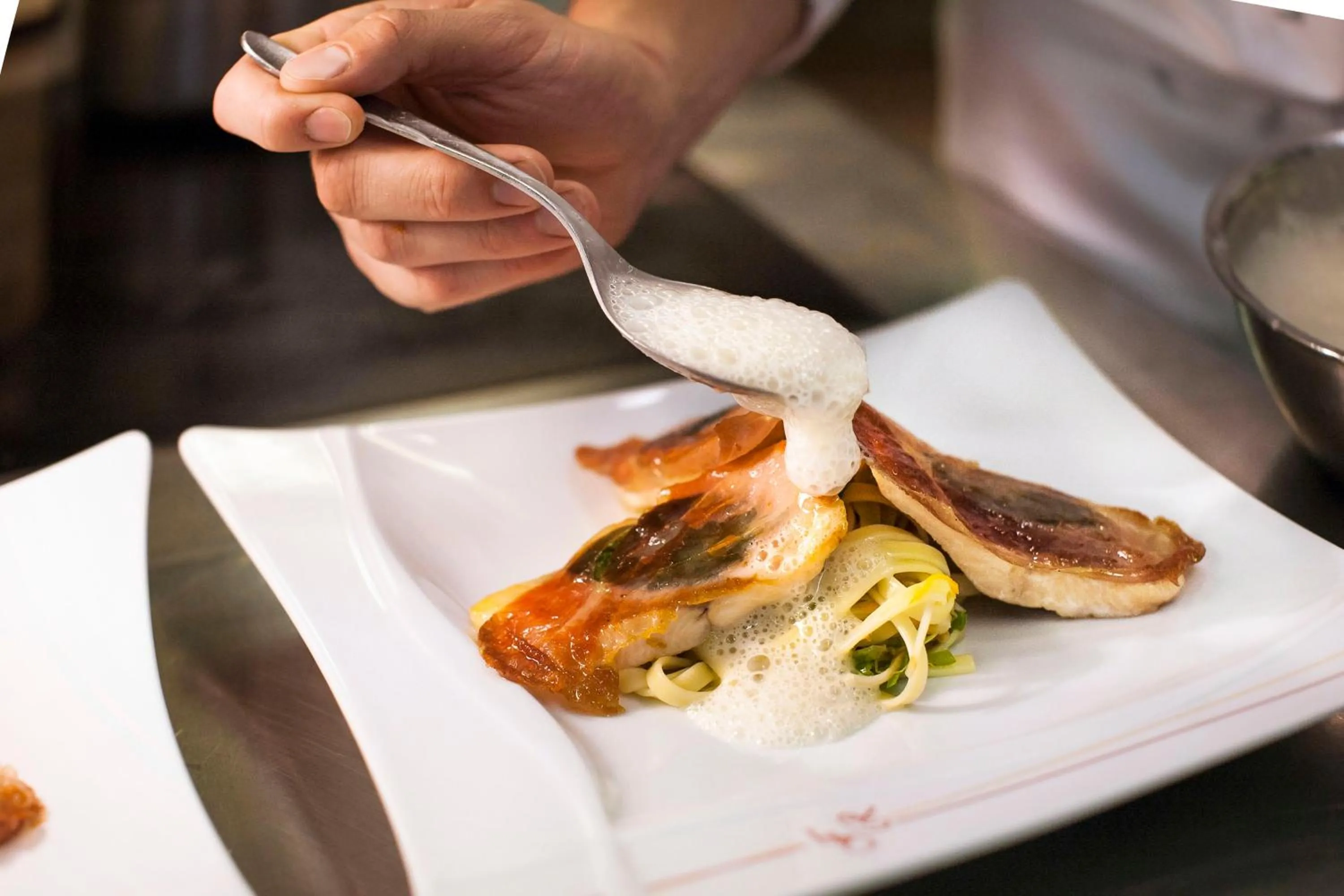 Food close-up in Forellenhof Rössle Hotel & Restaurant