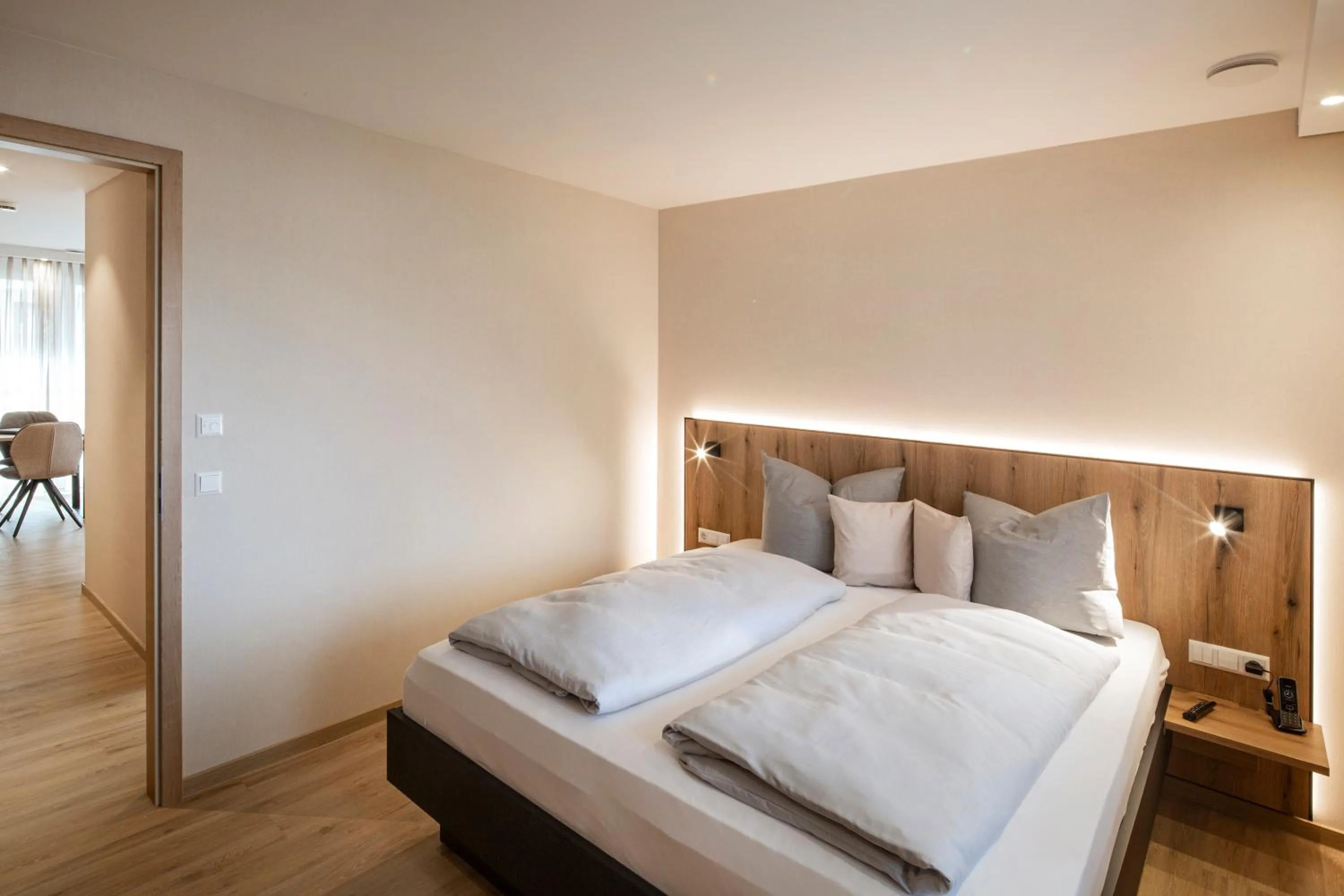 Bedroom, Bed in Forellenhof Rössle Hotel & Restaurant