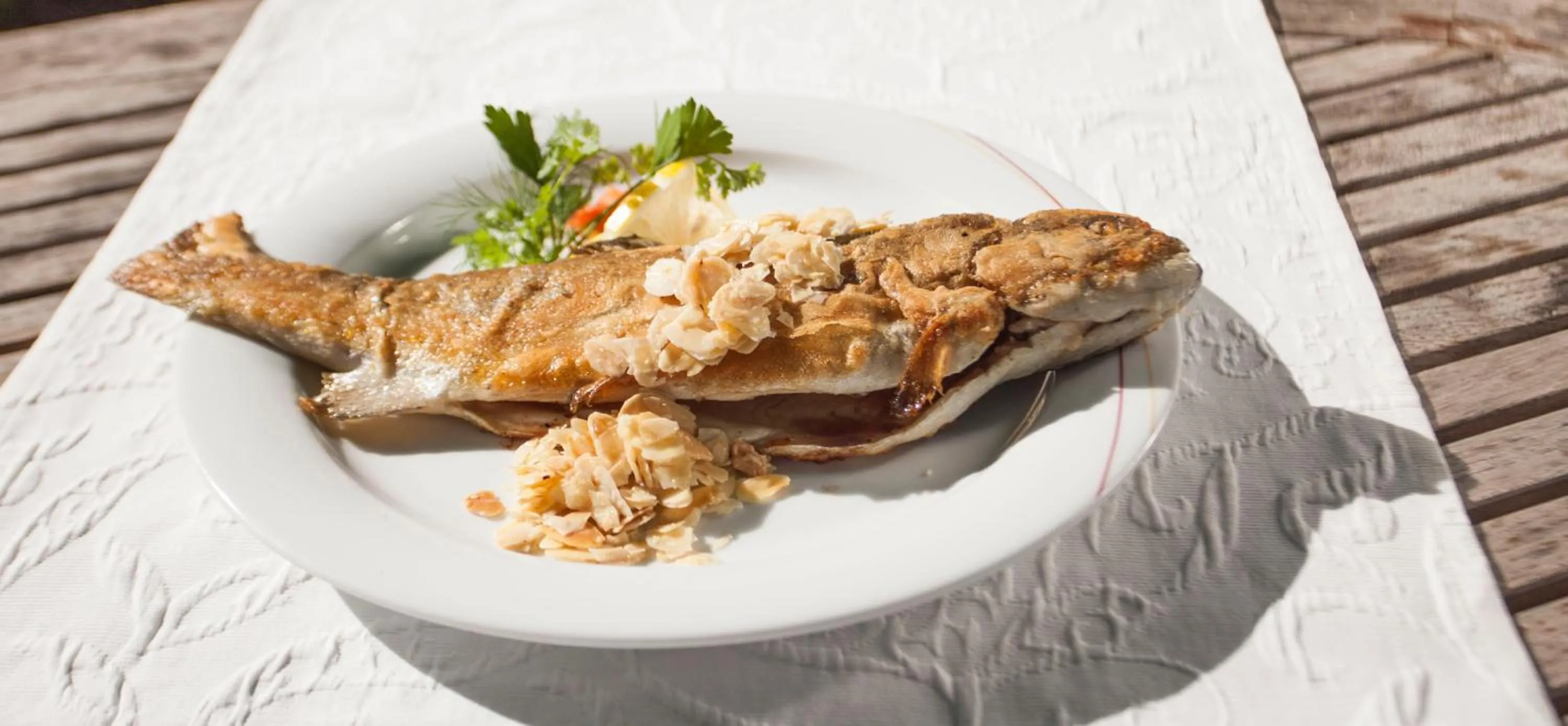 Food close-up in Forellenhof Rössle Hotel & Restaurant